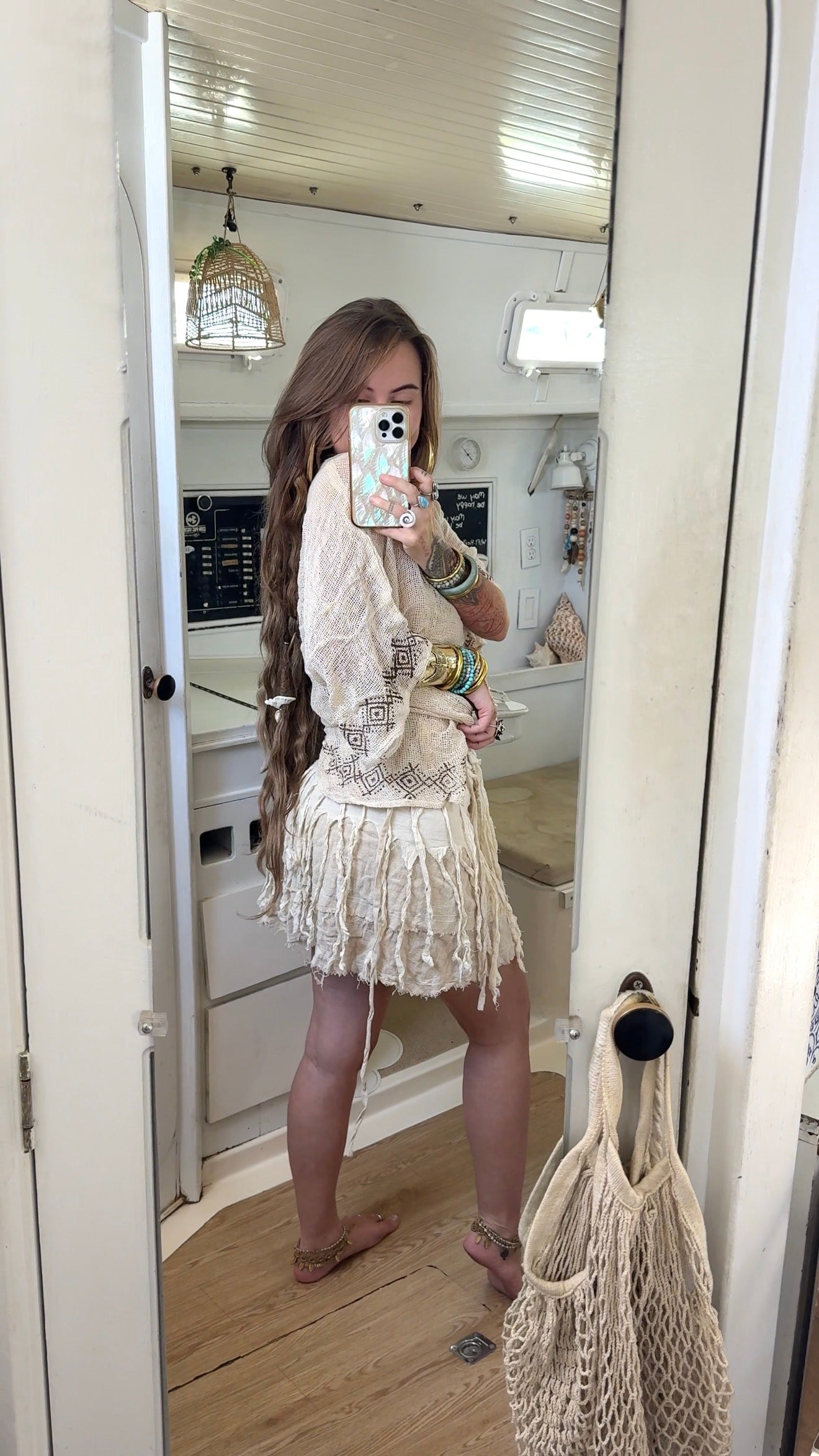 Ghost Ship • Sacred Wear Wrap Skirt