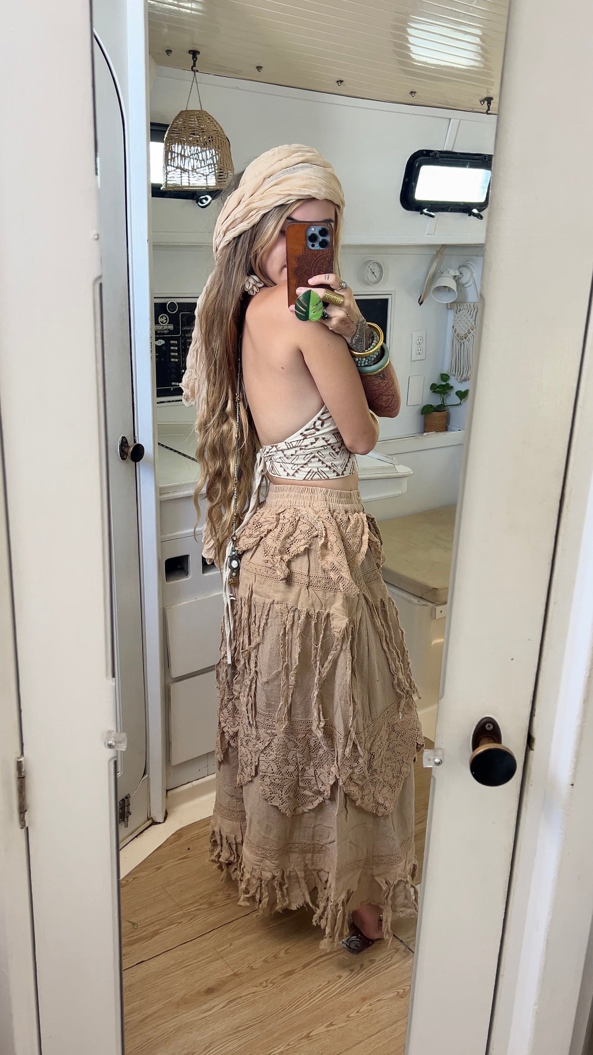 Captured Siren • Sacred Wear Fringe Skirt