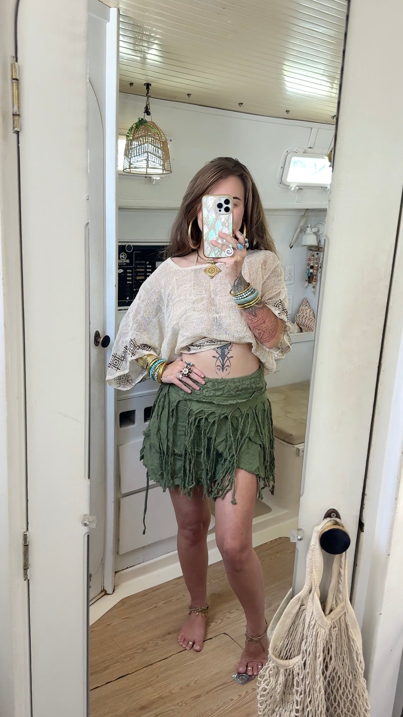 Fresh Catch • Sacred Wear Wrap Skirt