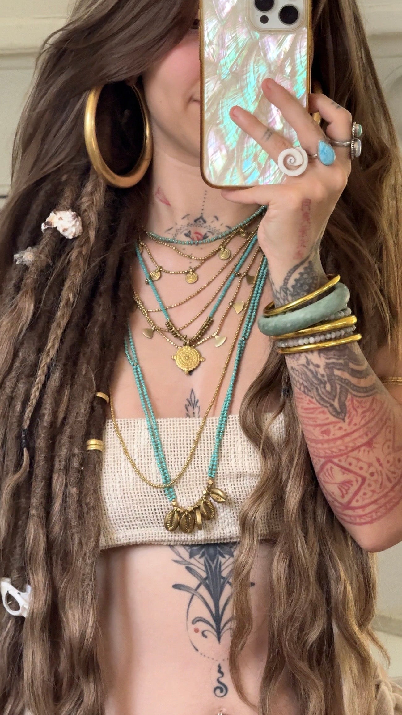 Aphrodite • Brass Necklace