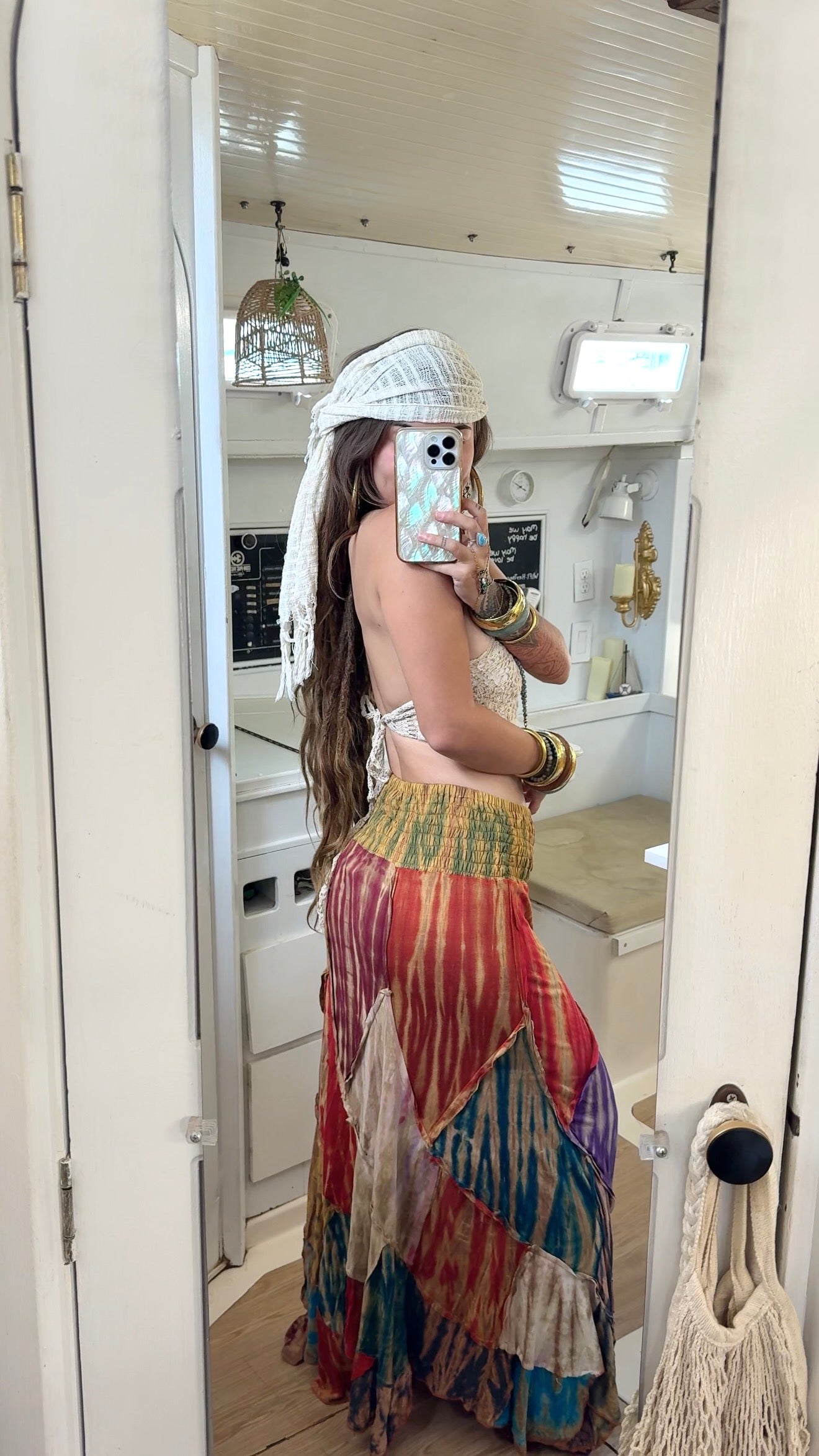 Grateful Dead • Tiedye Skirt Colorful