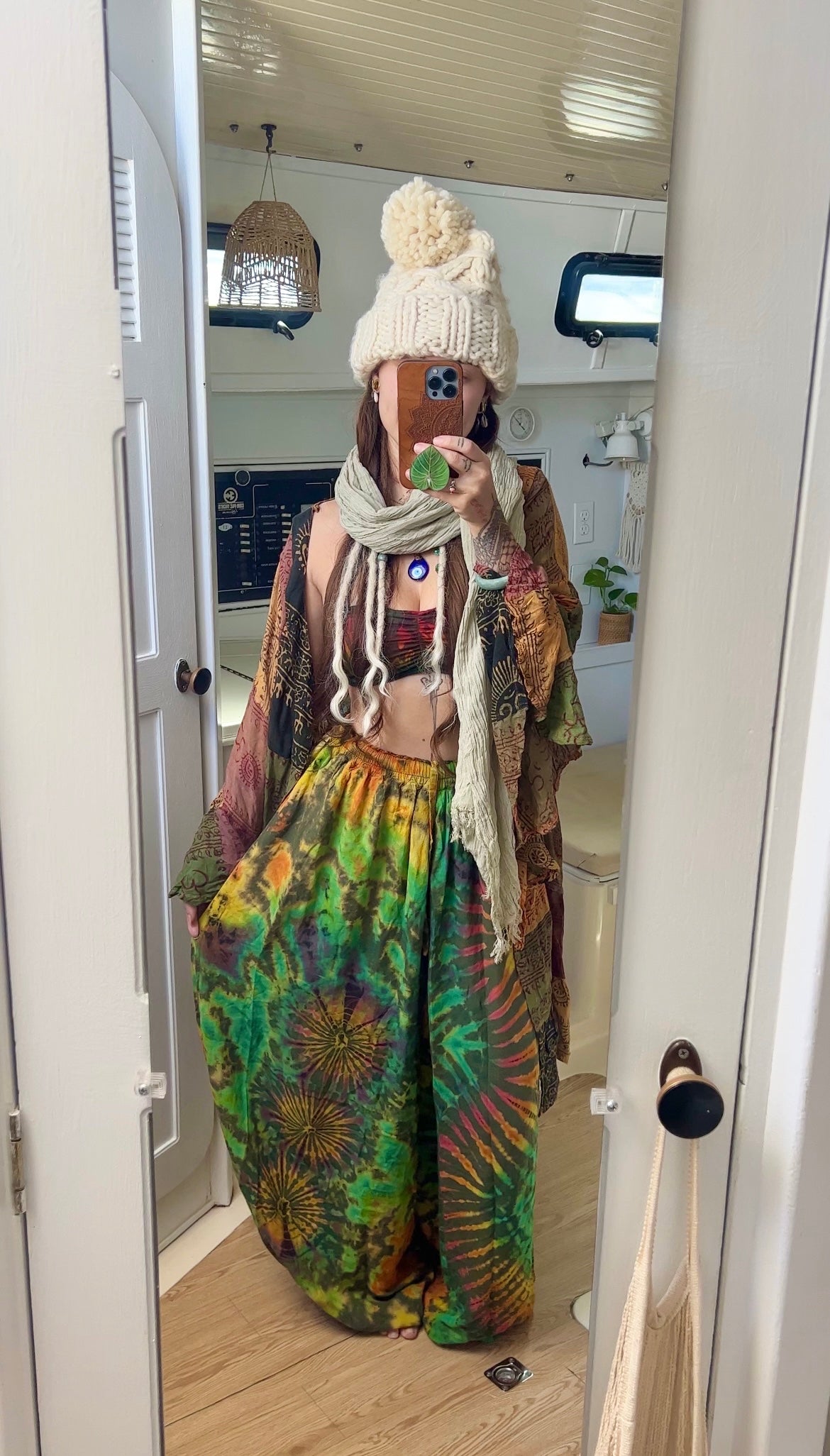 Lime in the Coconut• Tie dye pants