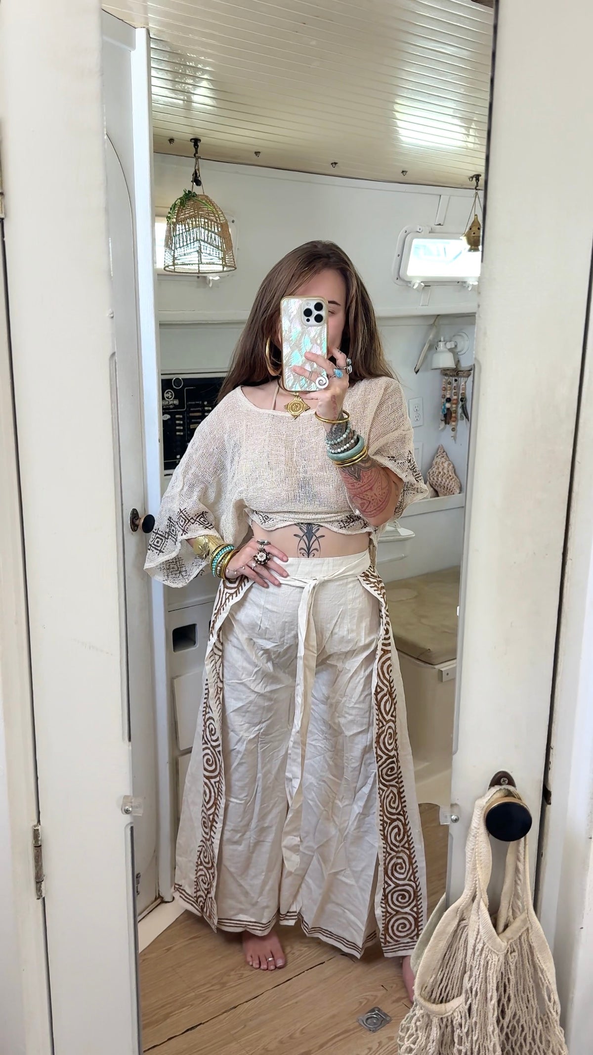 Sand Coil • Sacred Wear Wrap Pants