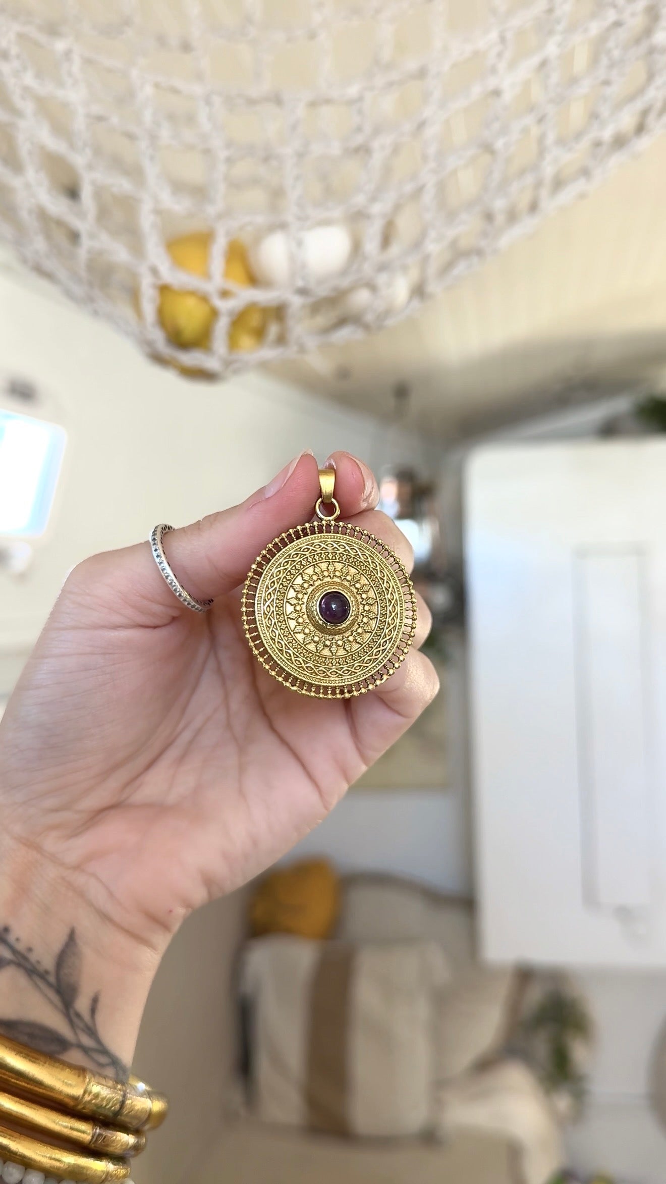Mandala Medallion • Pendant