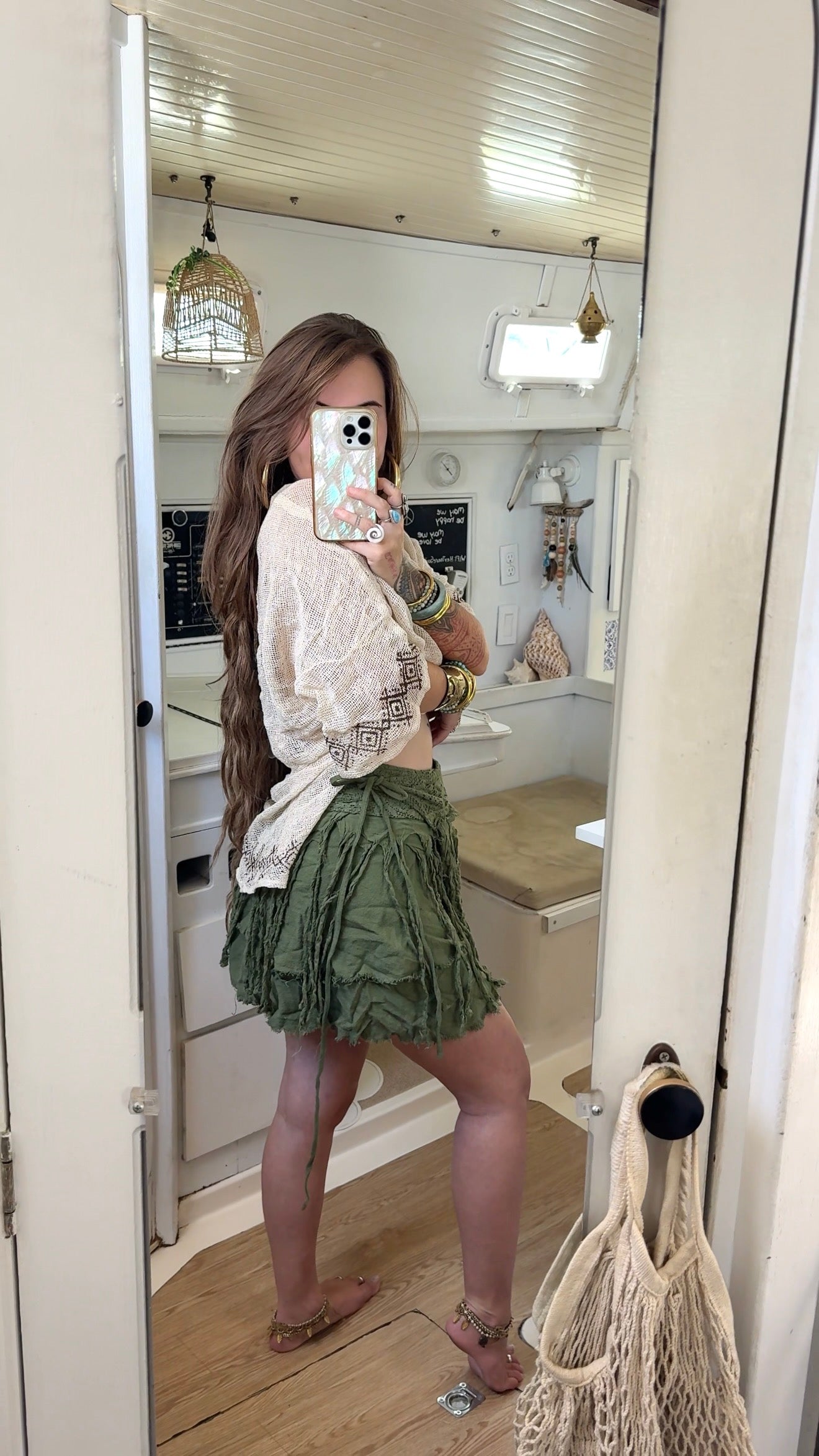 Fresh Catch • Sacred Wear Wrap Skirt