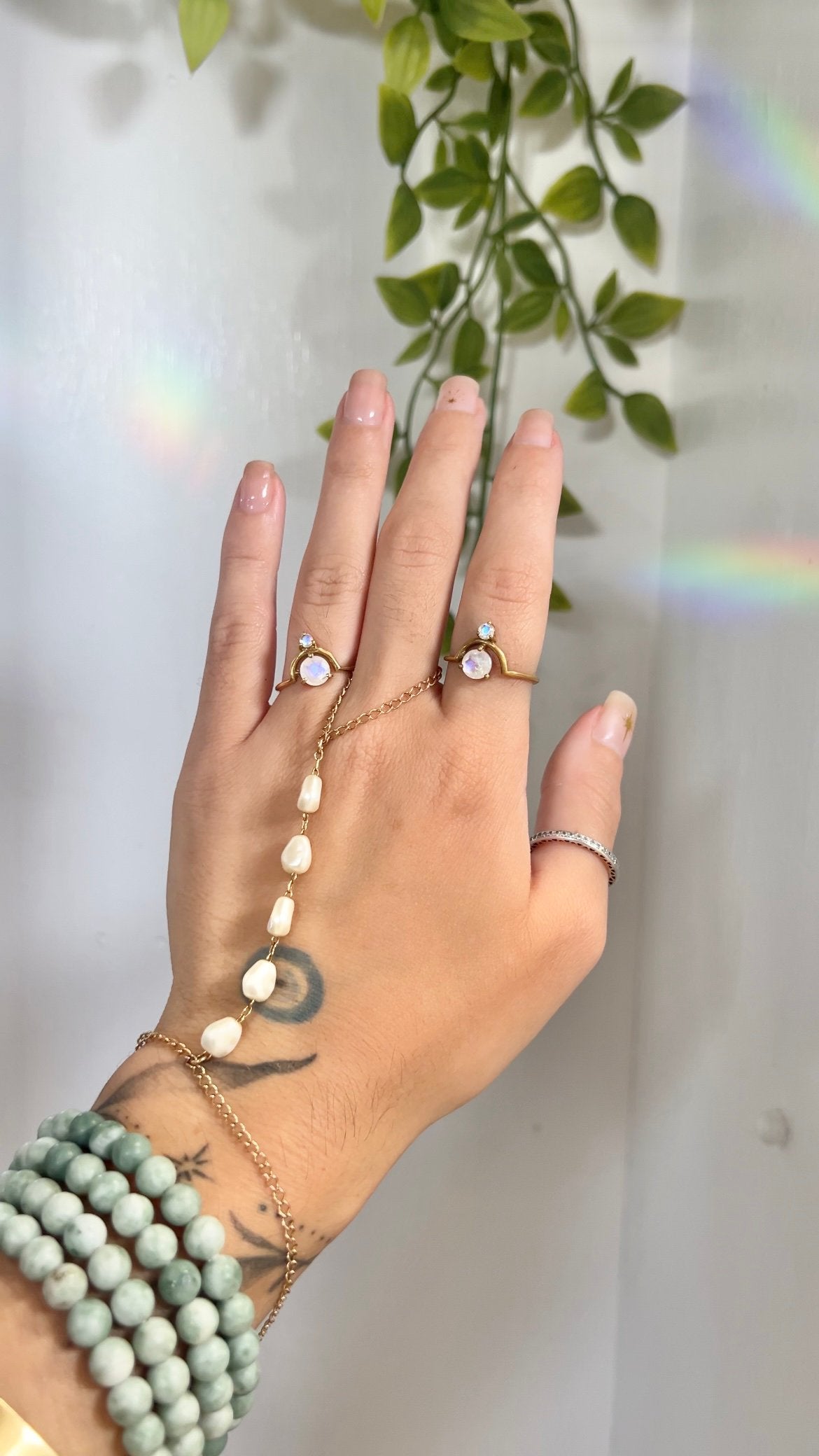 Crown Jewel • Moonstone Ring