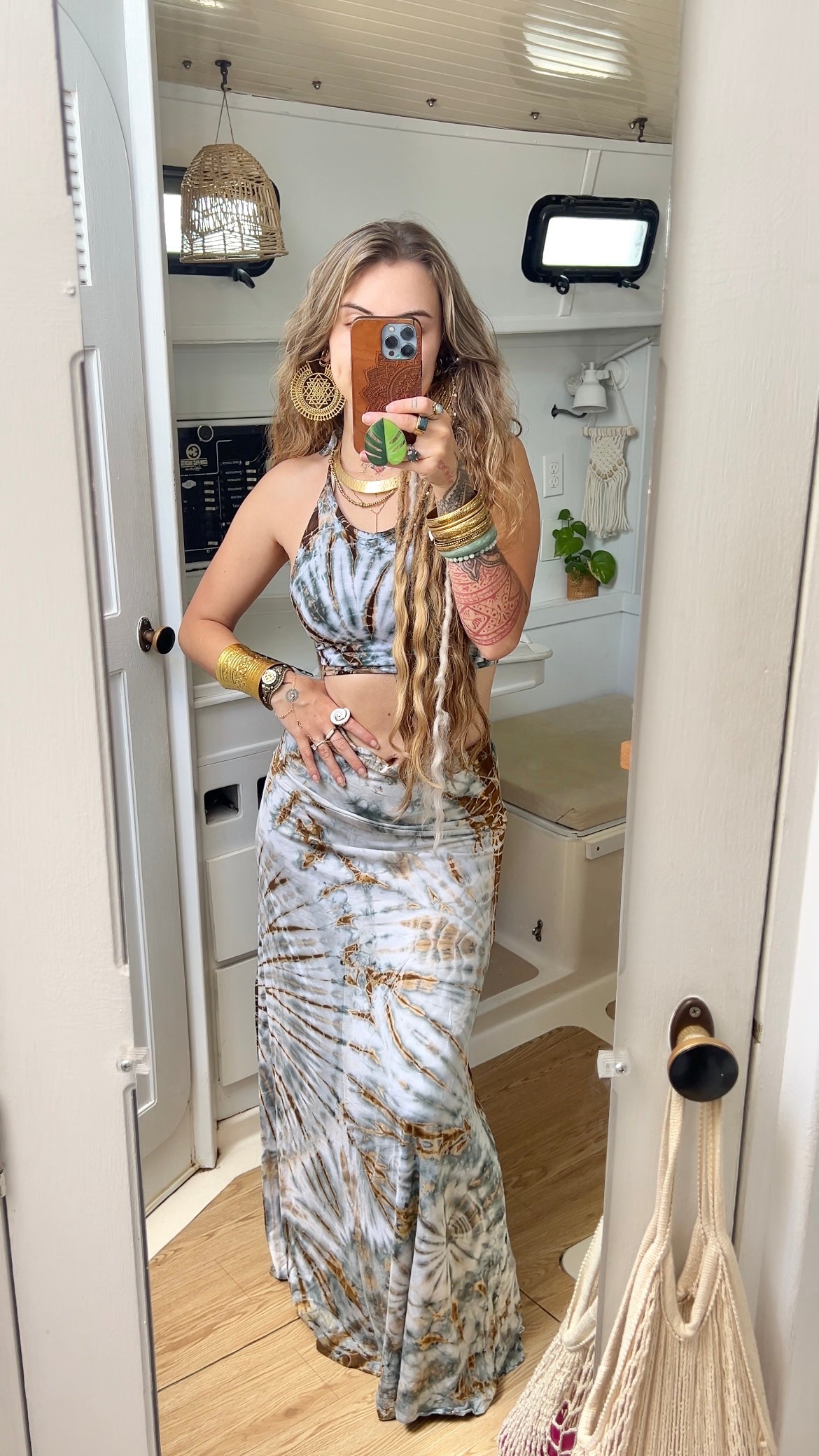 Marina • Tiedye Maxi Skirt