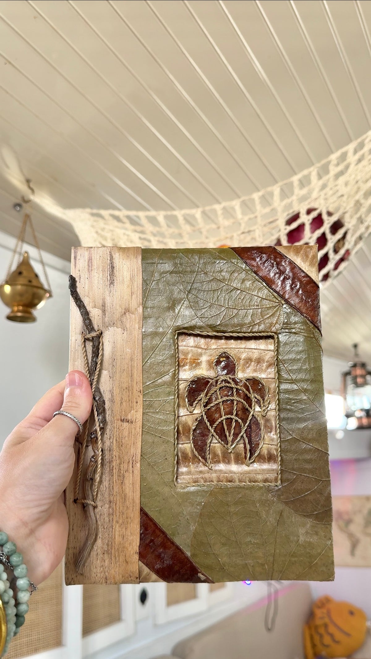 Turtle Journal • Banana Leaf Notebook