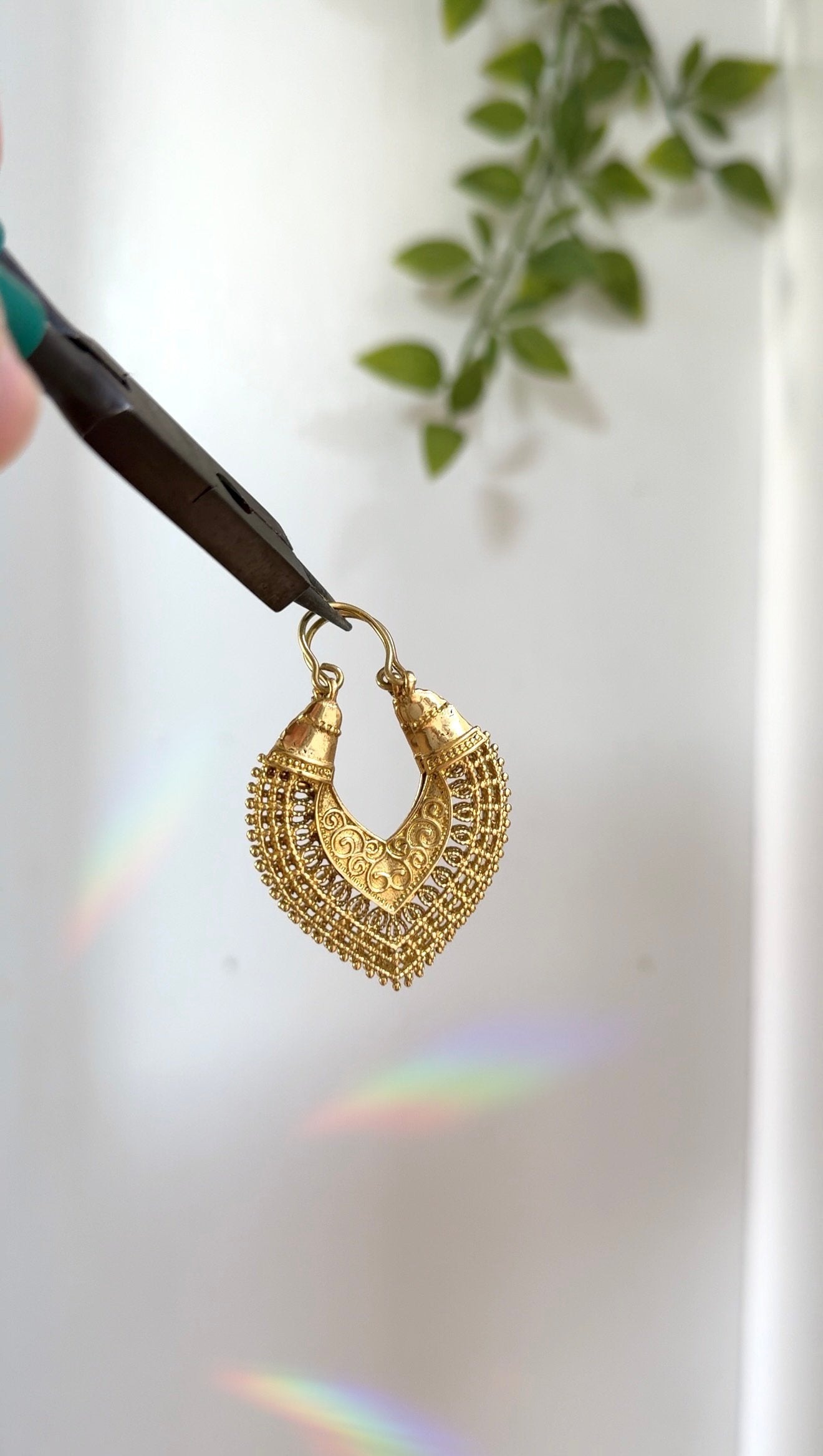 Cove • Brass Hoops