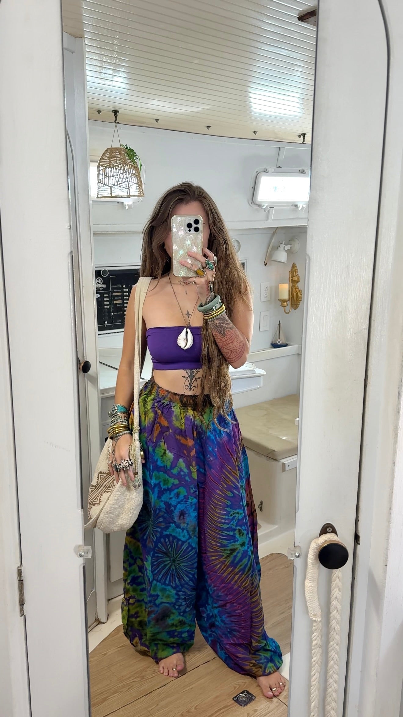 Purple Nova • Tie dye pants