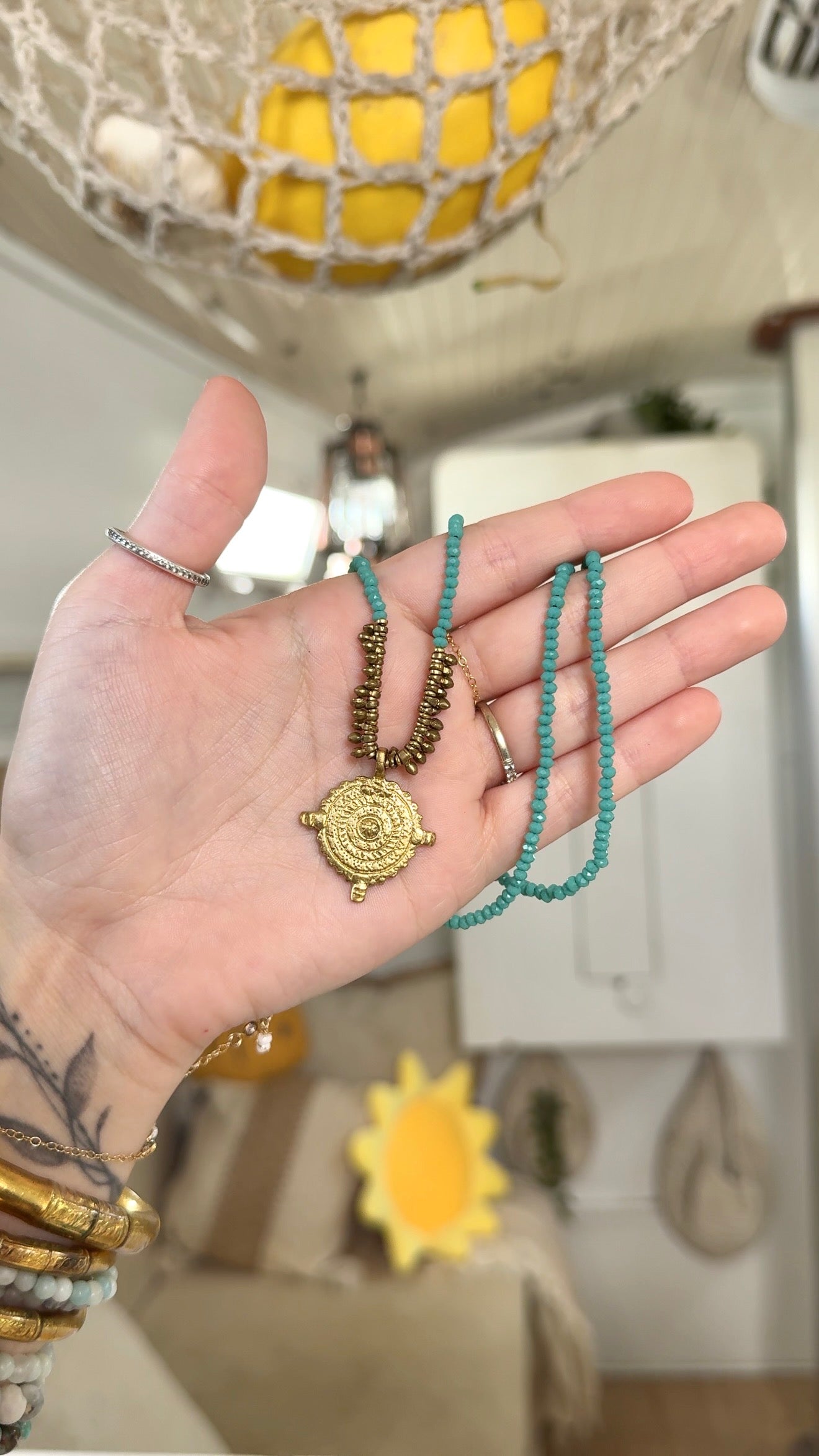 Moonrise • Brass Necklace