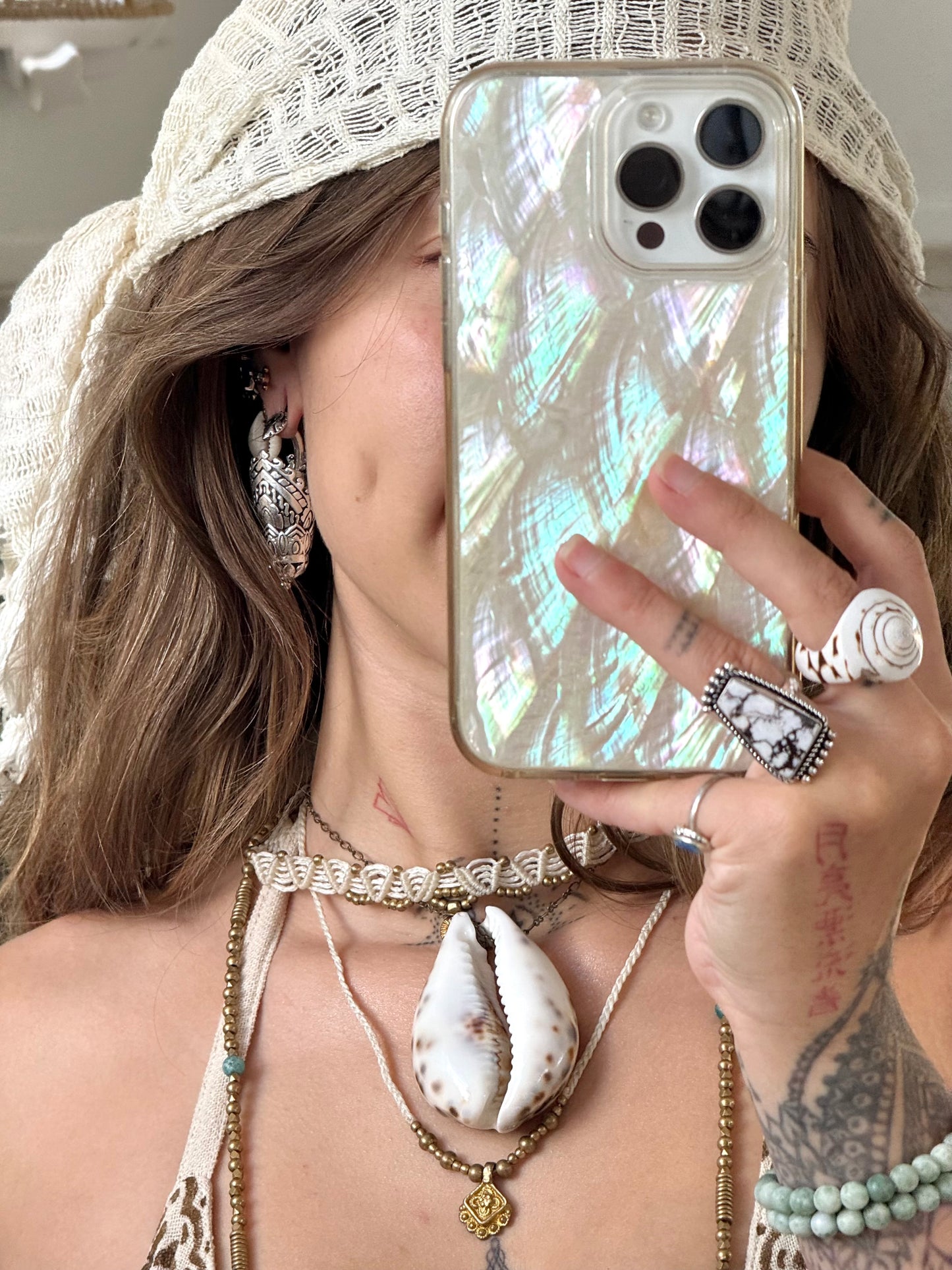 Temple • Ear Weights (gold+silv)