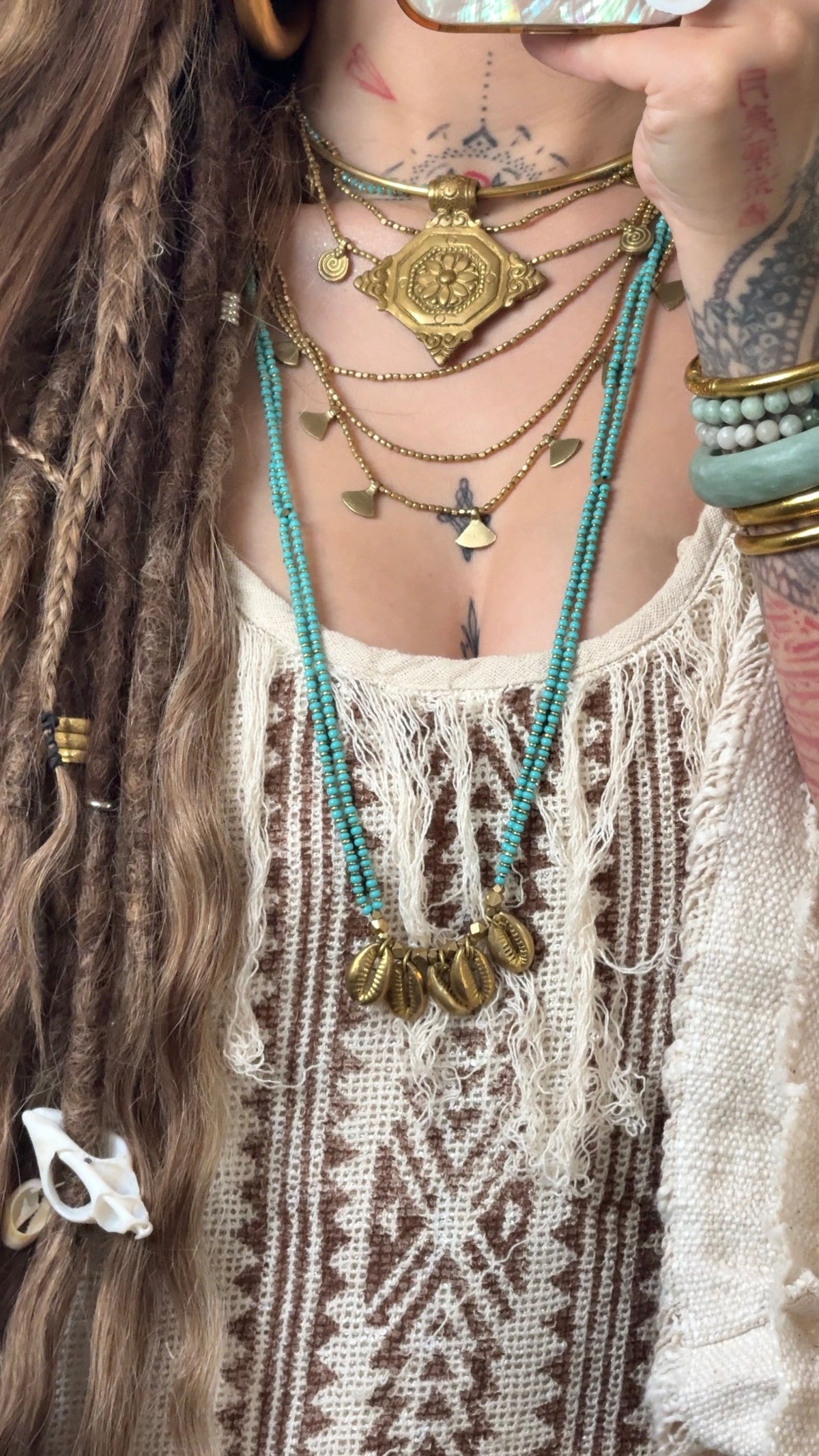 Aphrodite • Brass Necklace