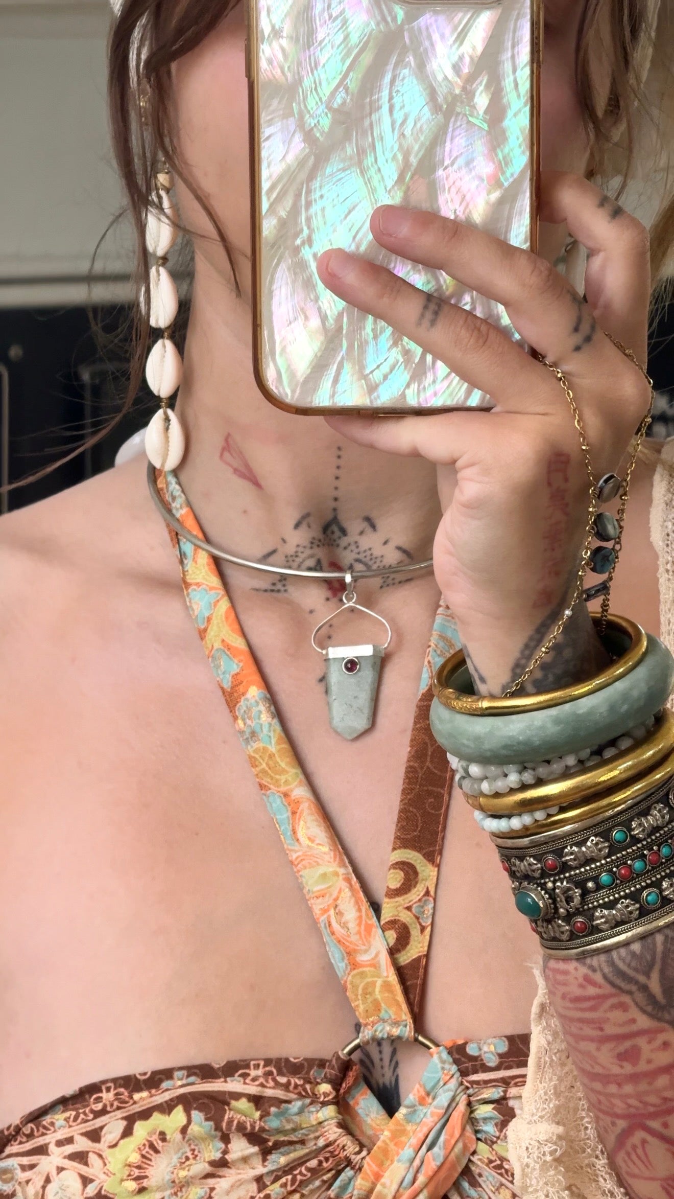 Sea Spell • Aventurine Pendant