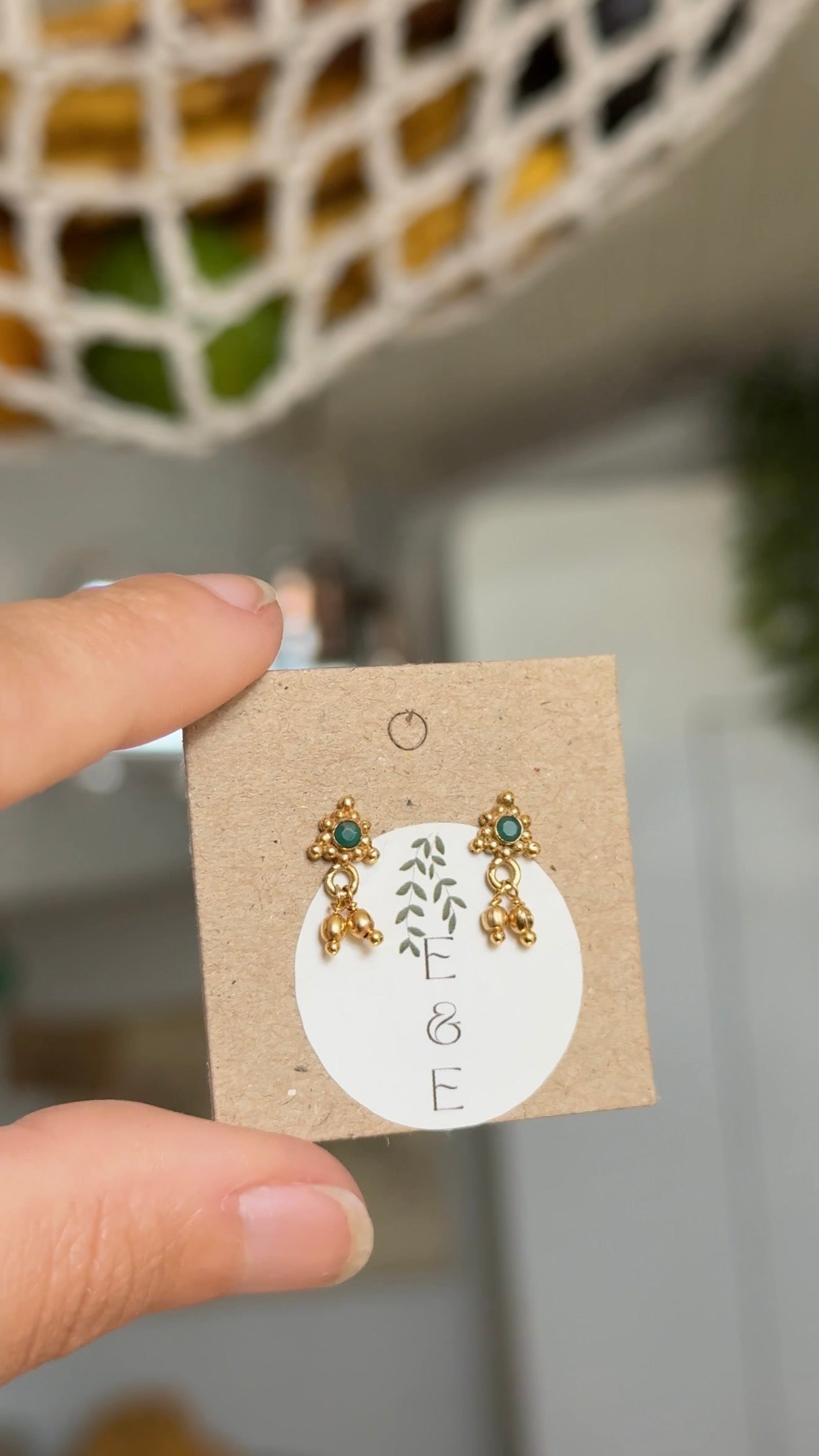 Emerald Tablet • Studs