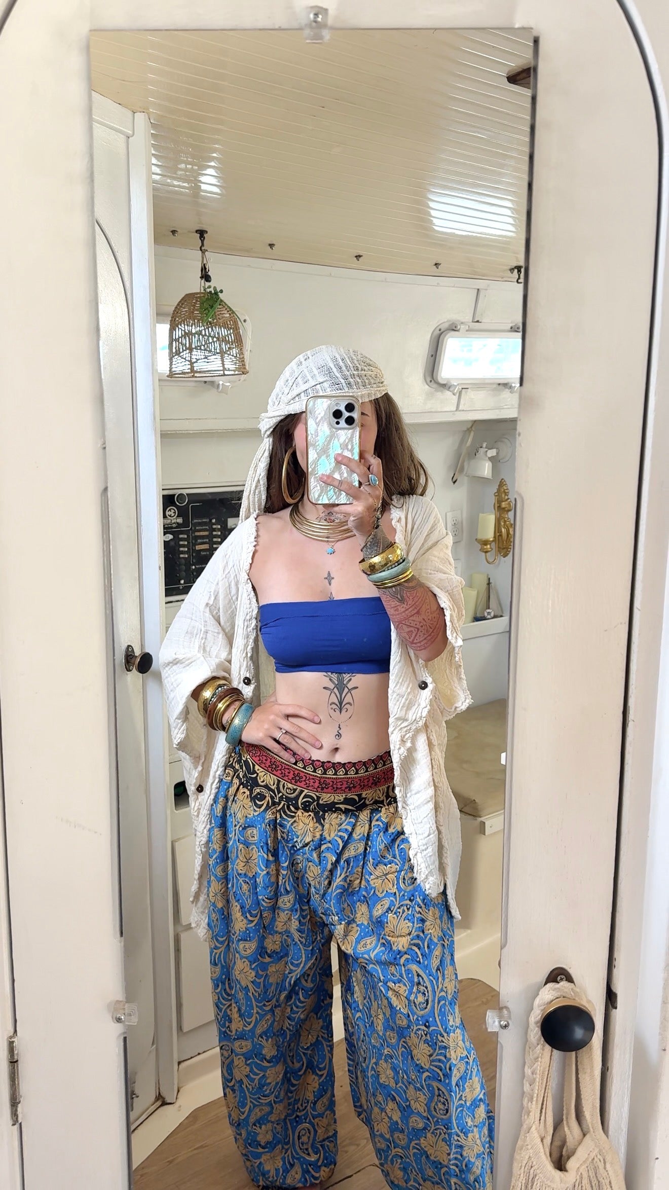 Blue Lotus • Flowy Pants