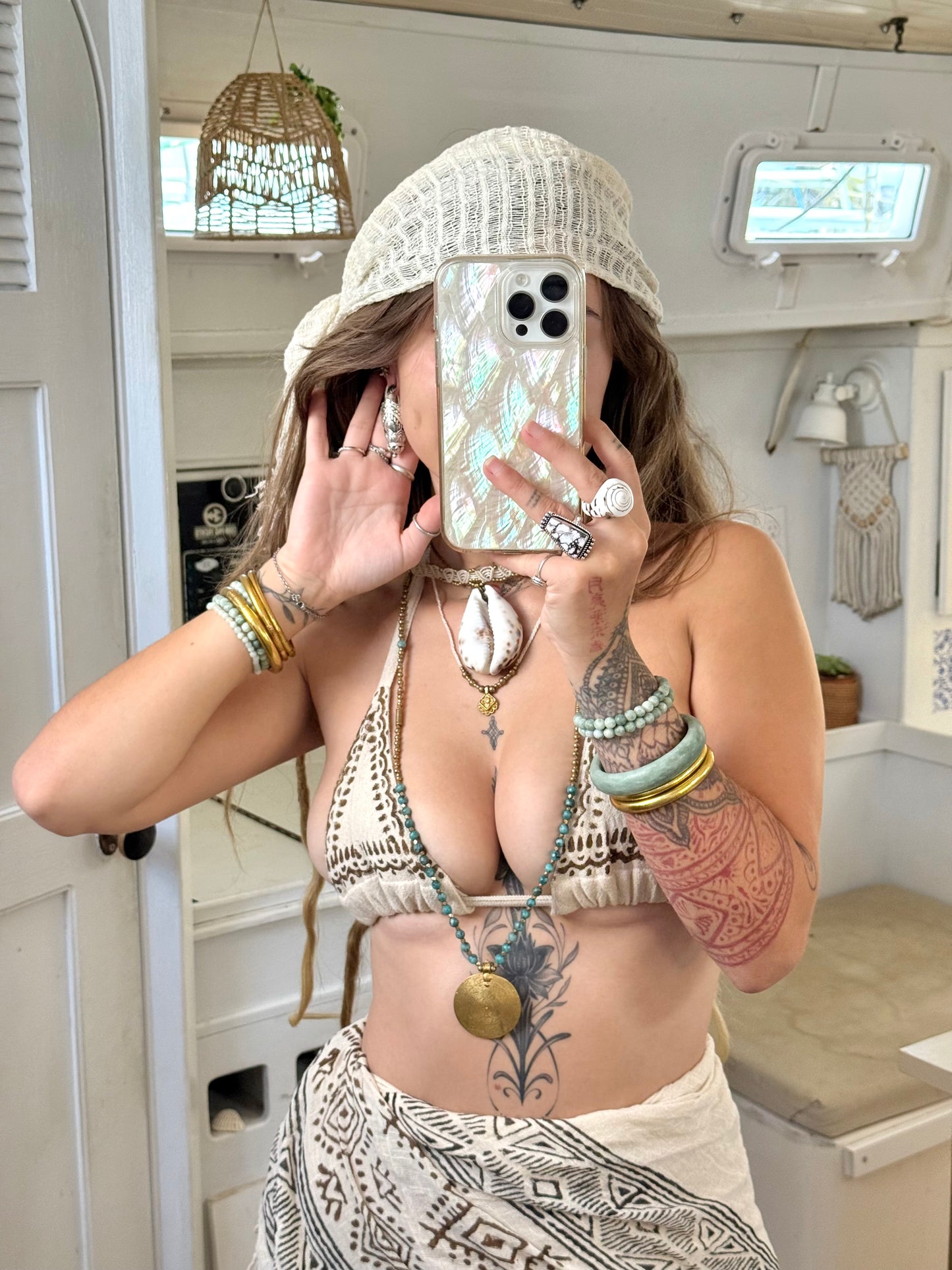 Temple • Ear Weights (gold+silv)