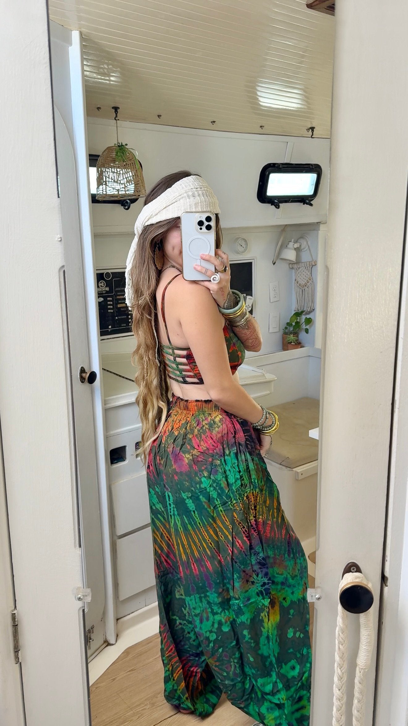 Lime in the Coconut• Tie dye pants