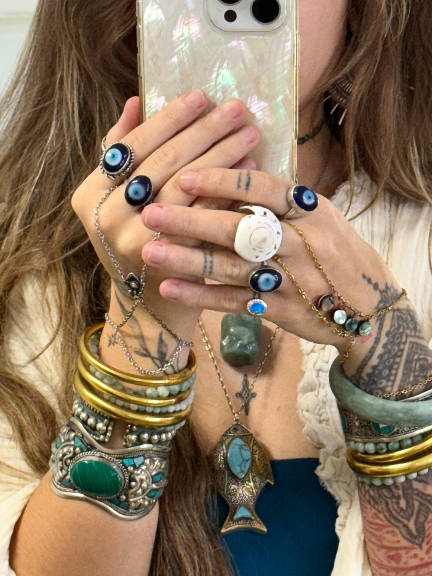 Unseen Guidance • Evil eye rings