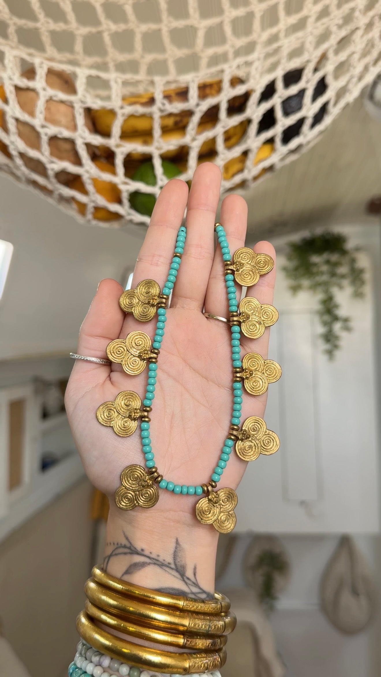 Infinite Seas • Brass Necklace