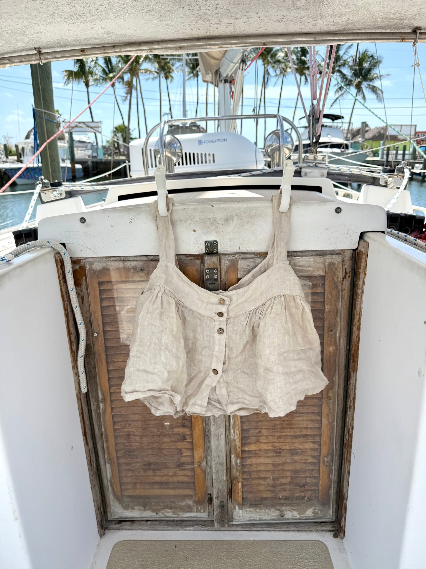 Doll • Linen Crop Top