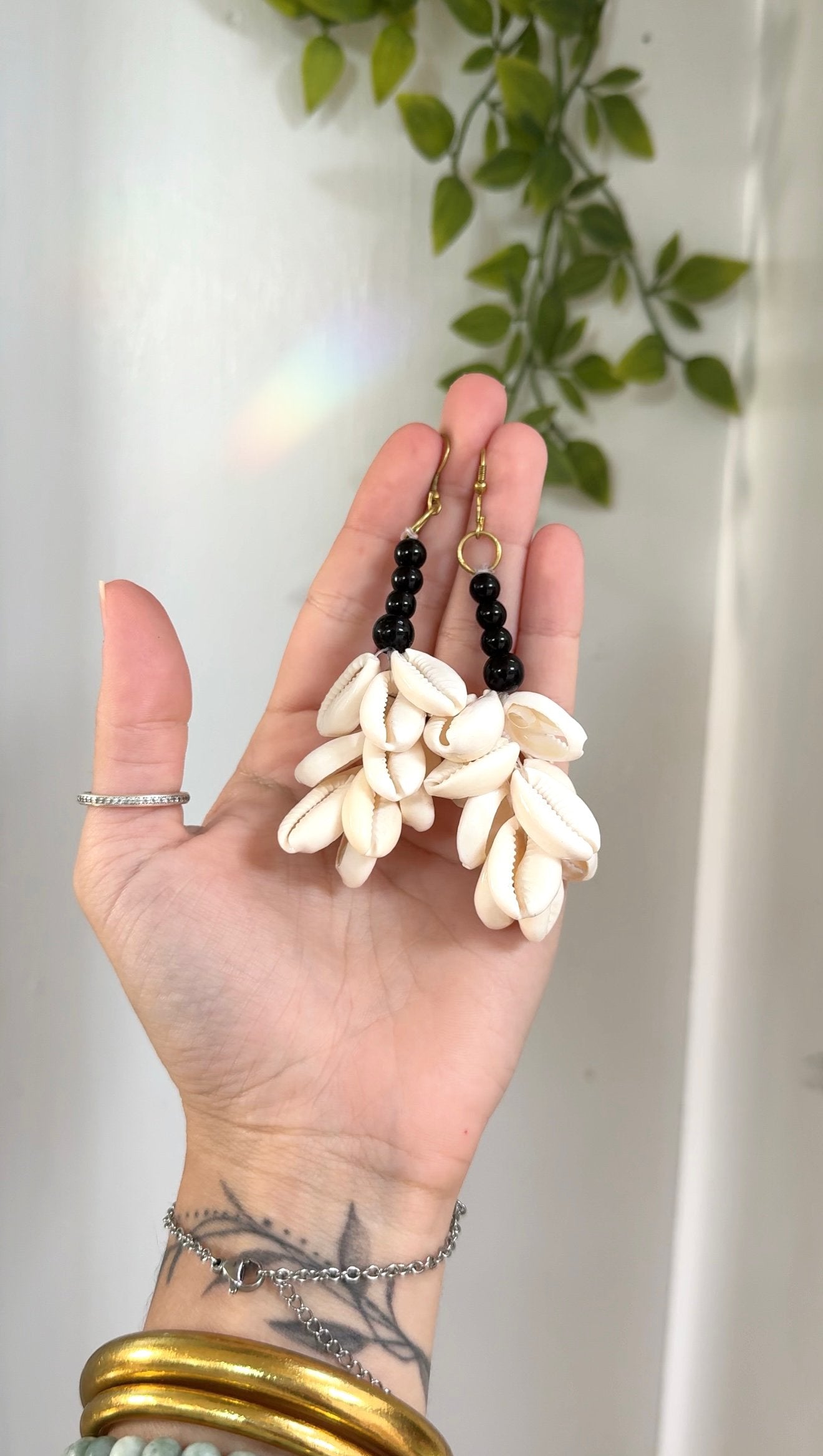 Cowrie Secrets • Shell Dangles
