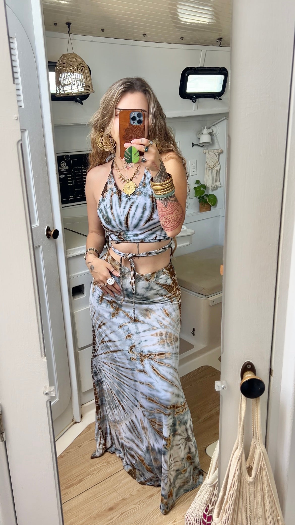 Marina • Tiedye Maxi Skirt