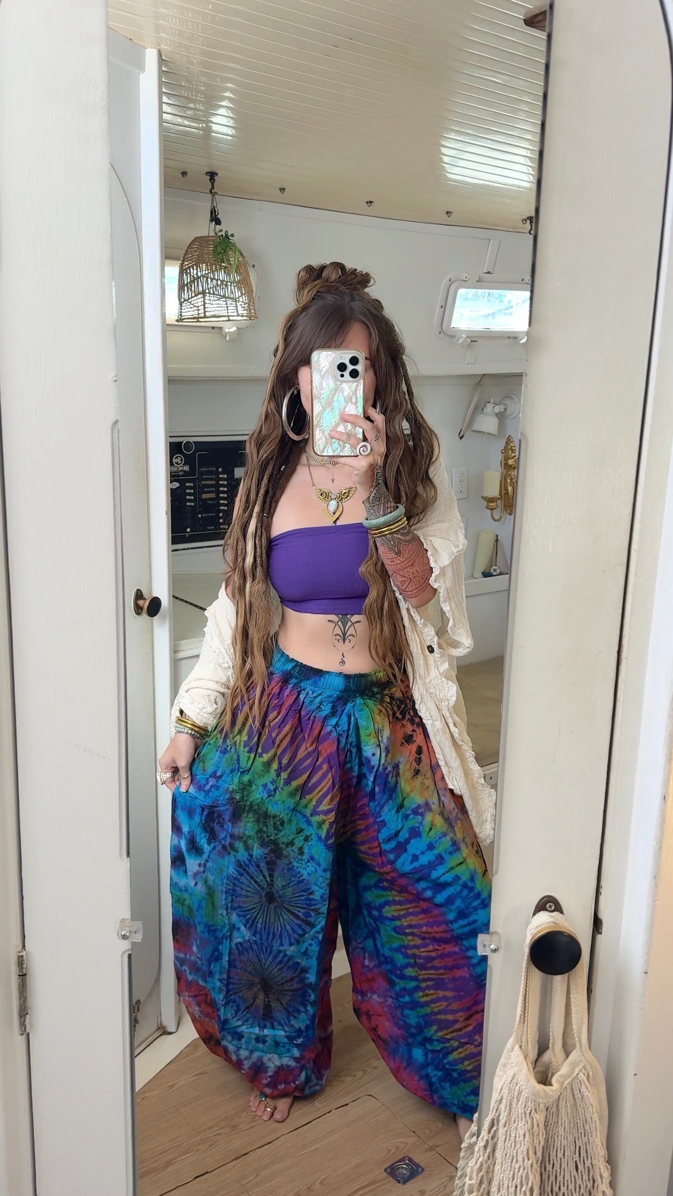 Purple Nova • Tie dye pants