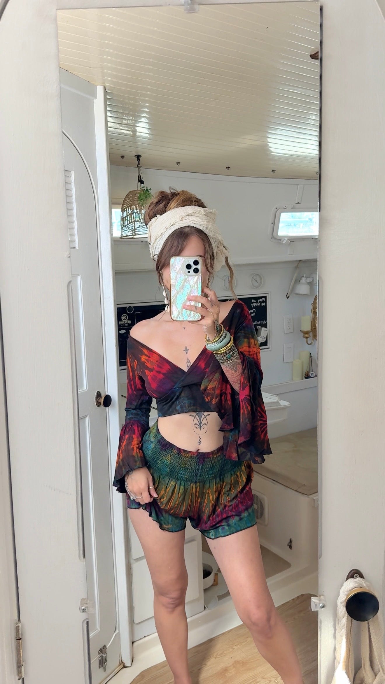 Deep Water • Bell Sleeve Top