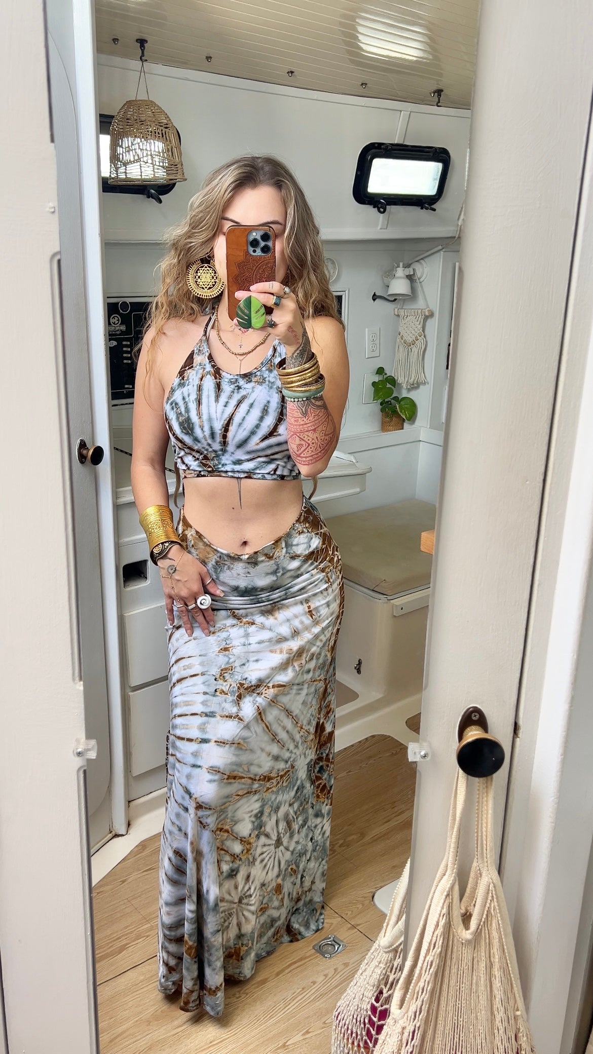 Marina • Tiedye Maxi Skirt