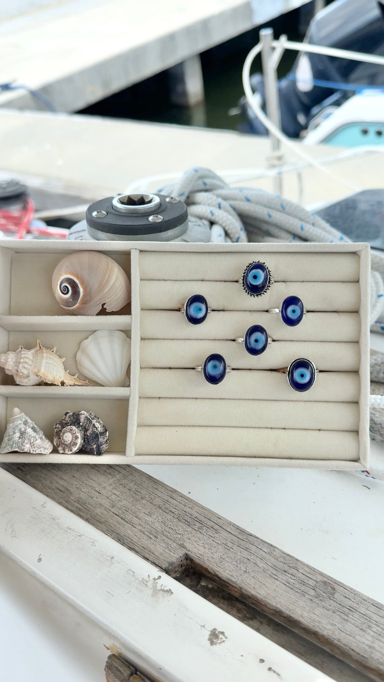 Unseen Guidance • Evil eye rings