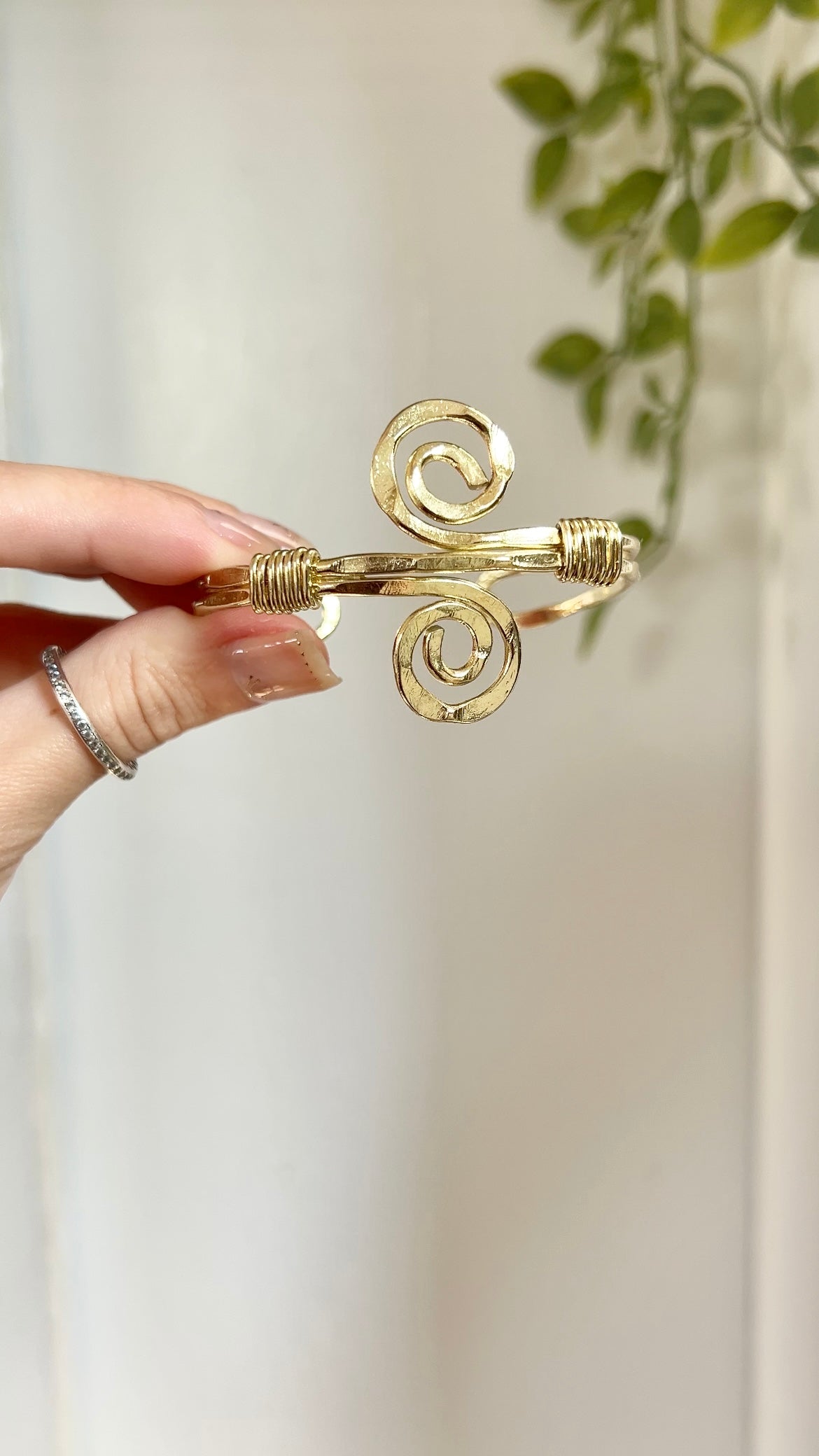 In the Balance • Gold Spiral Cuff