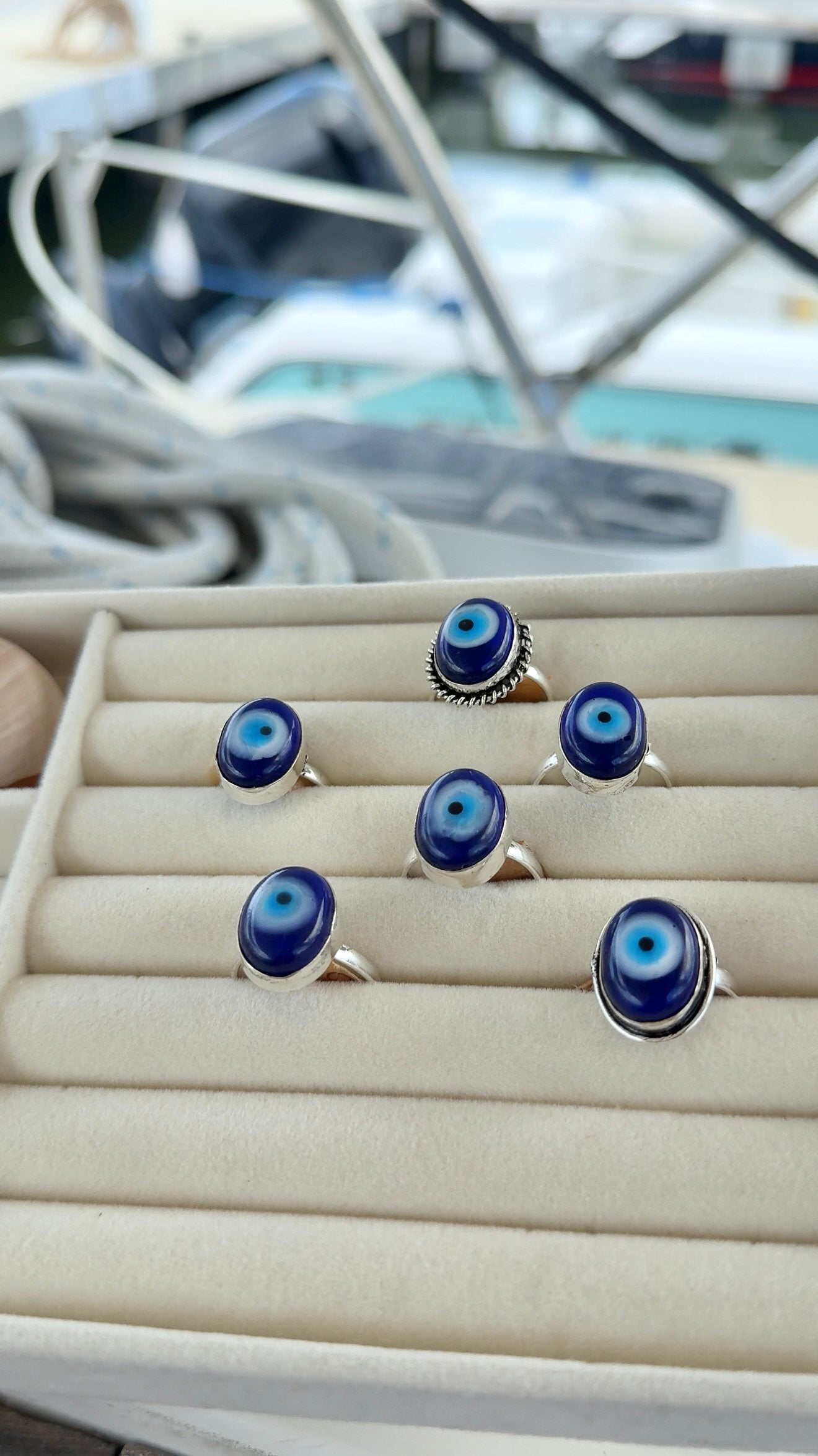 Unseen Guidance • Evil eye rings
