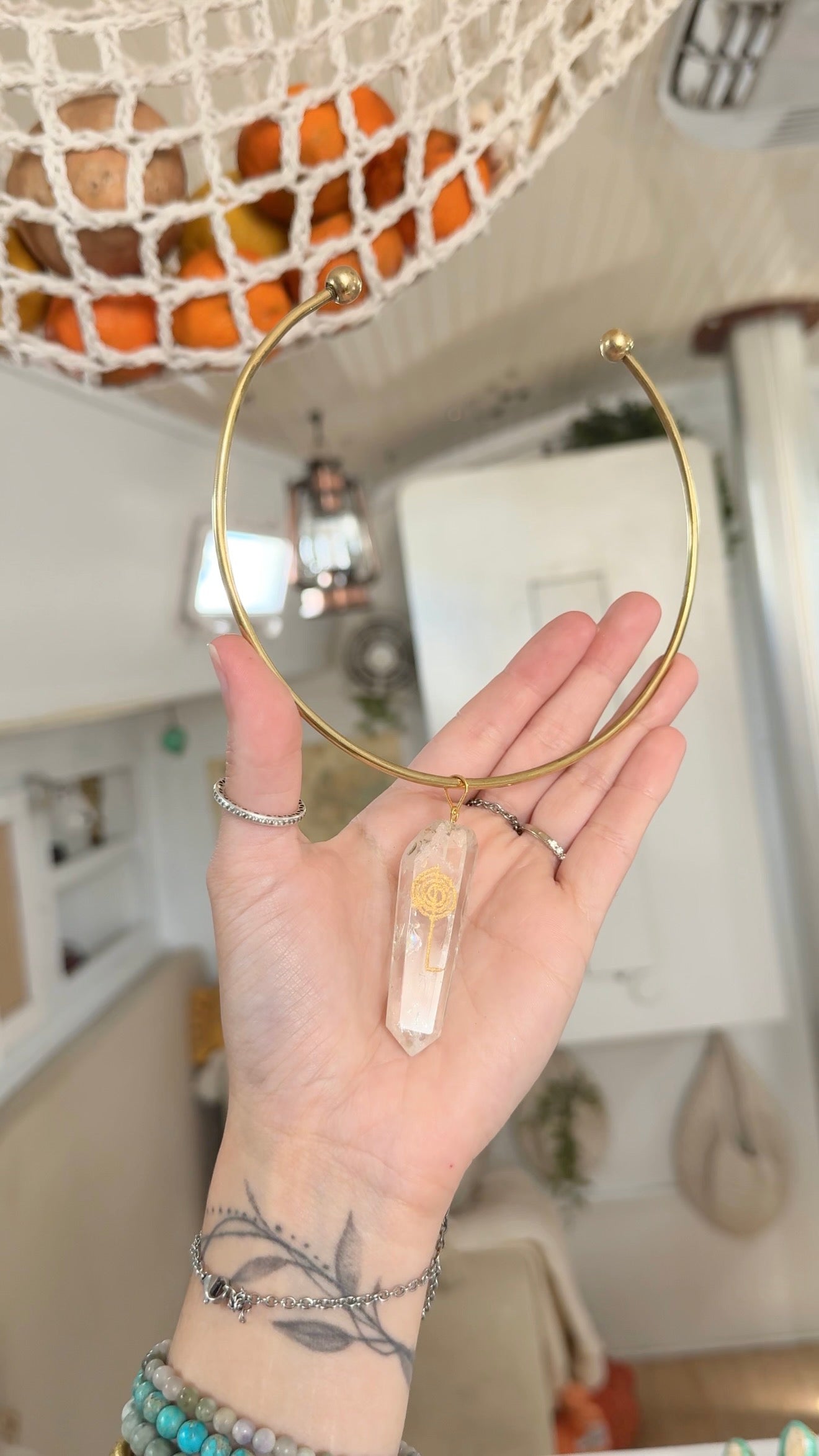Effortless Neckpiece • Diy add a Pendant