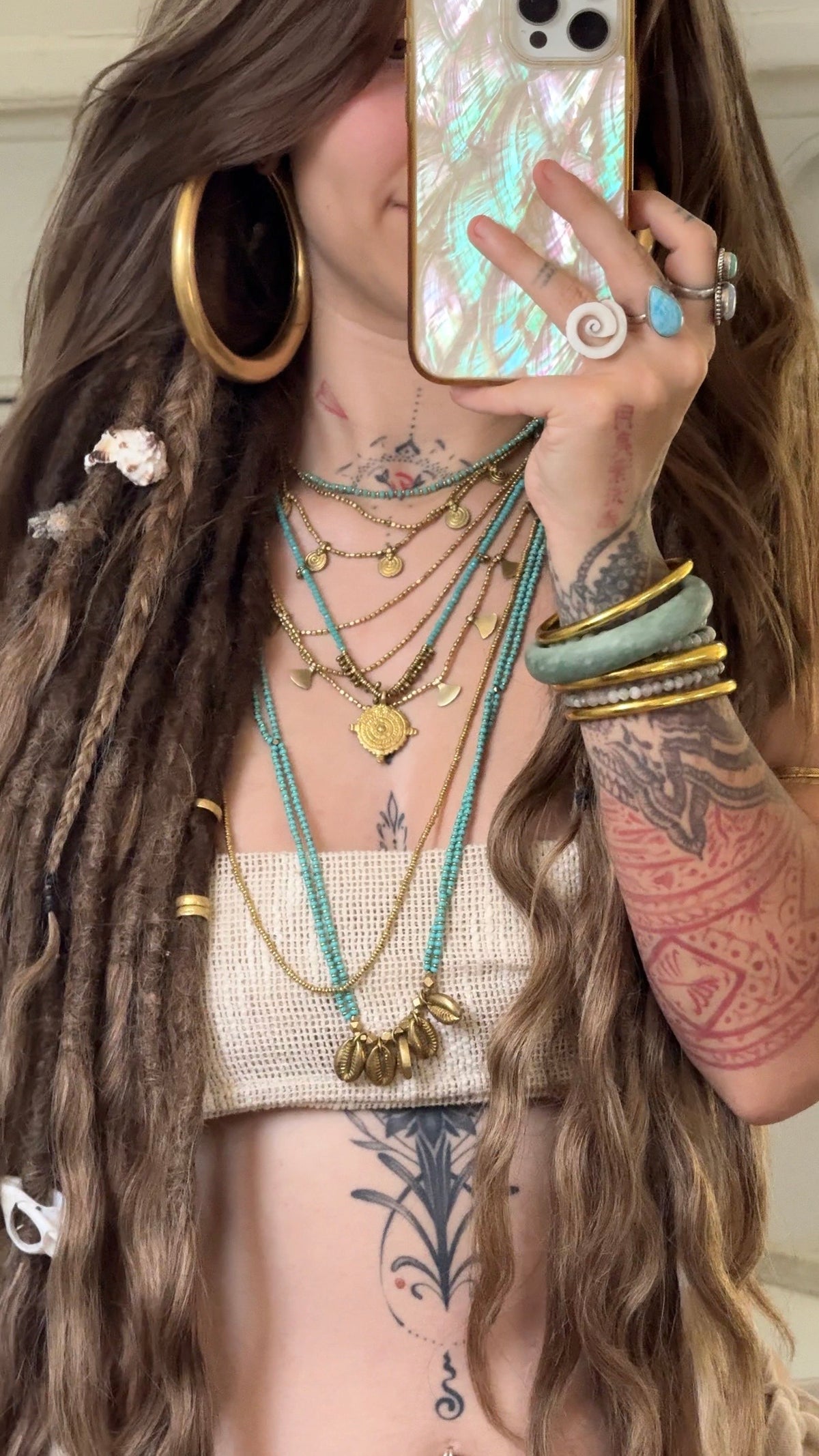 Aphrodite • Brass Necklace