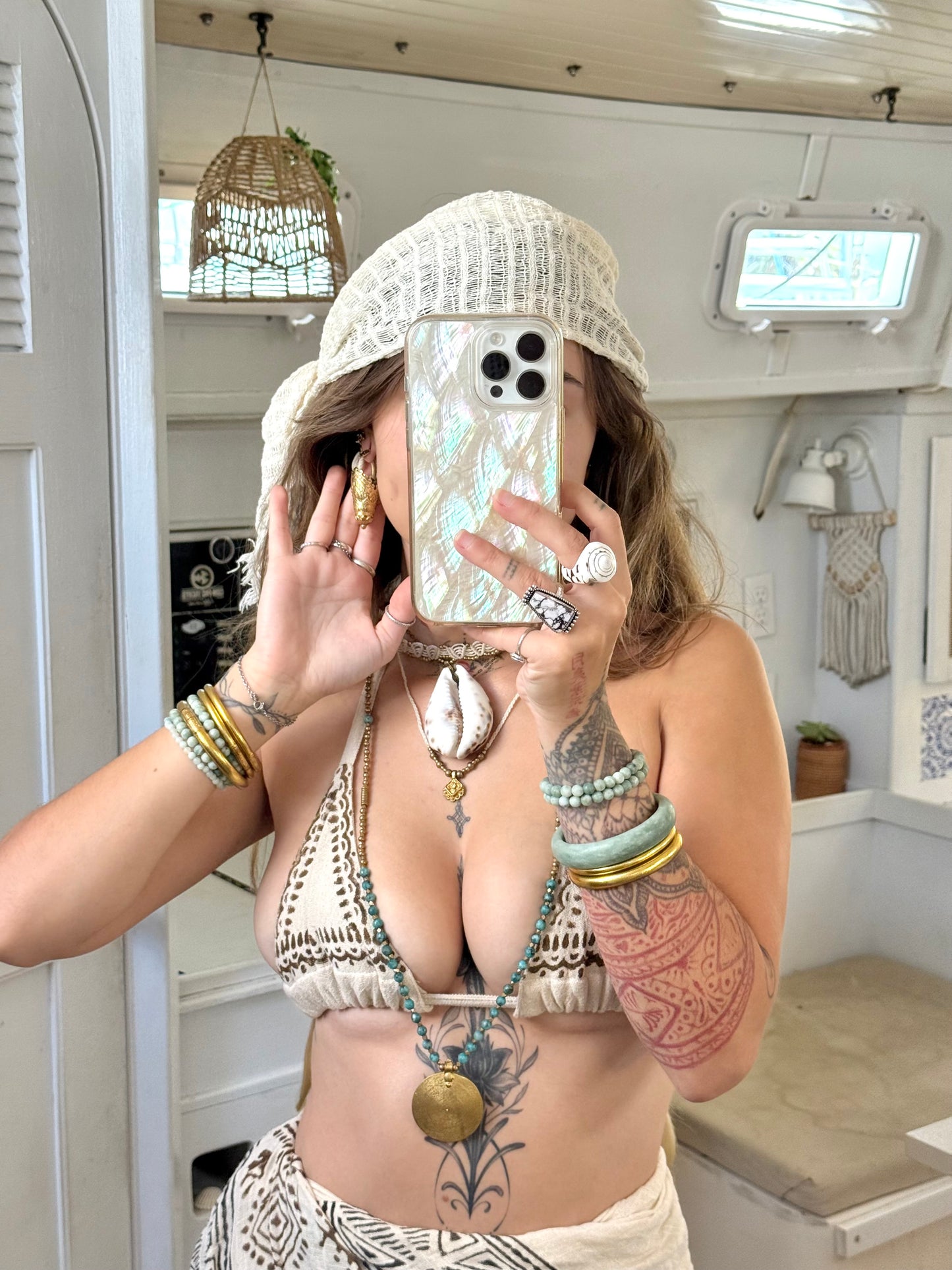 Temple • Ear Weights (gold+silv)