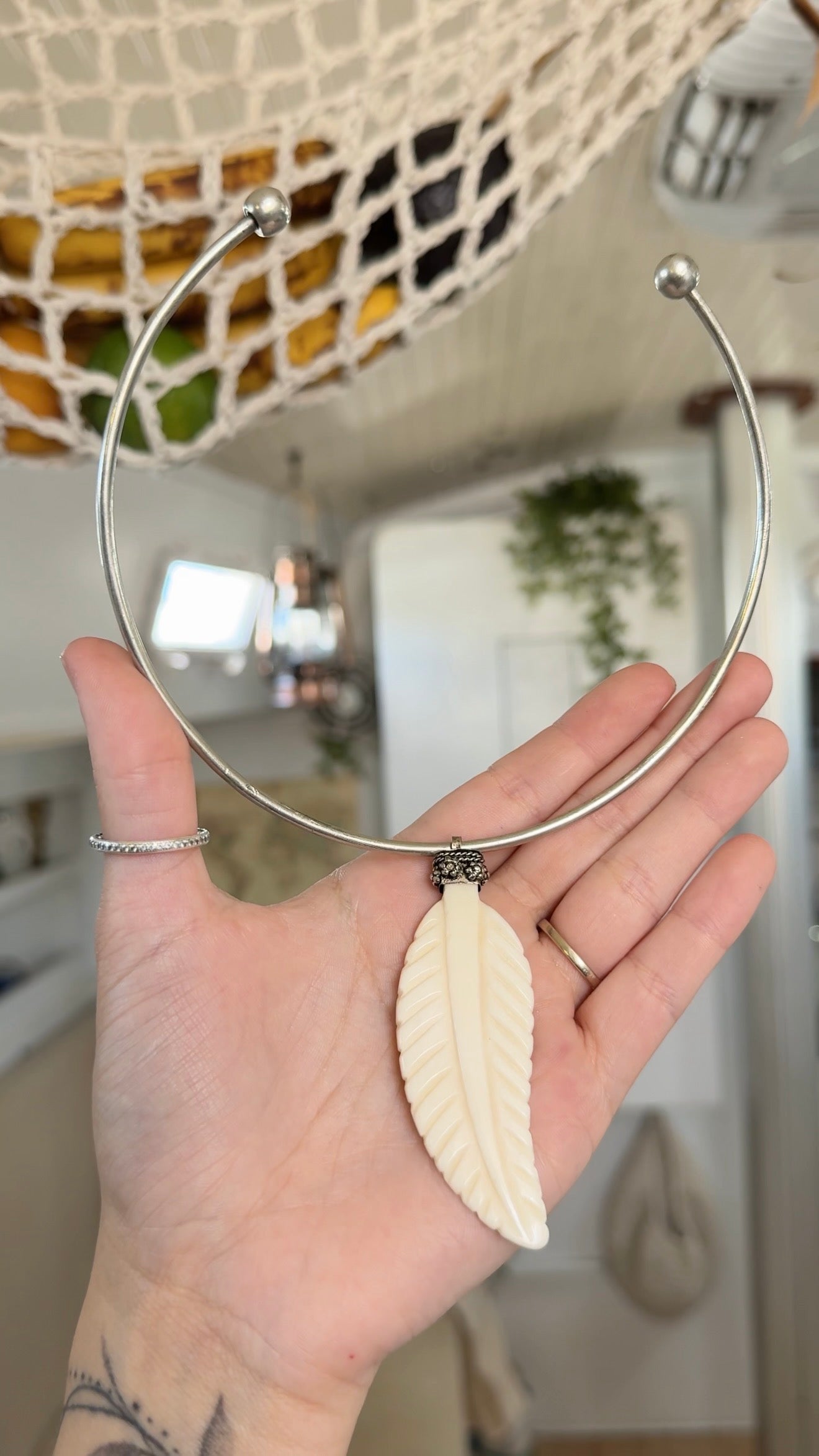 Effortless Neckpiece • Diy add a Pendant