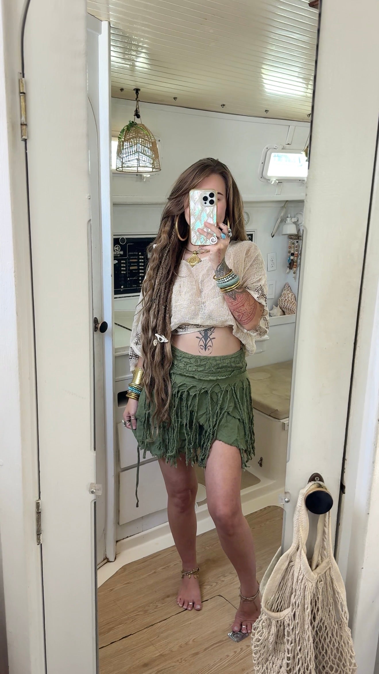 Fresh Catch • Sacred Wear Wrap Skirt