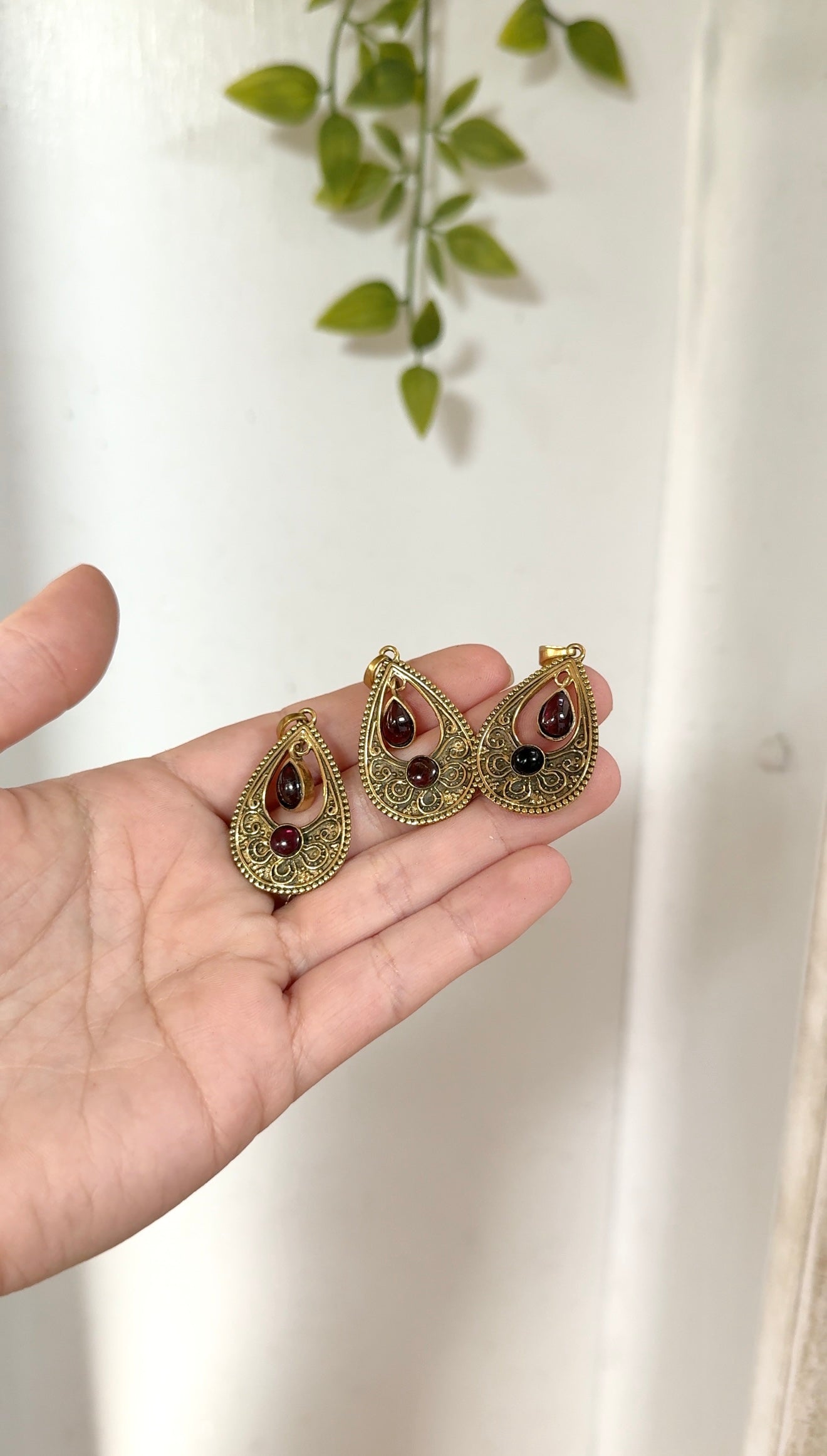 Tears • Brass Pendant