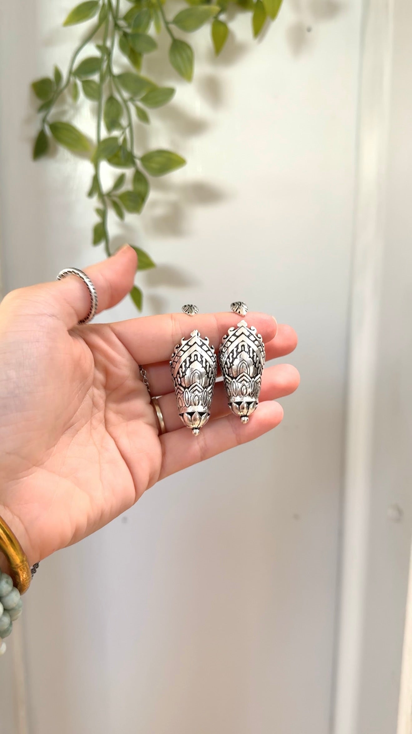 Temple • Ear Weights (gold+silv)