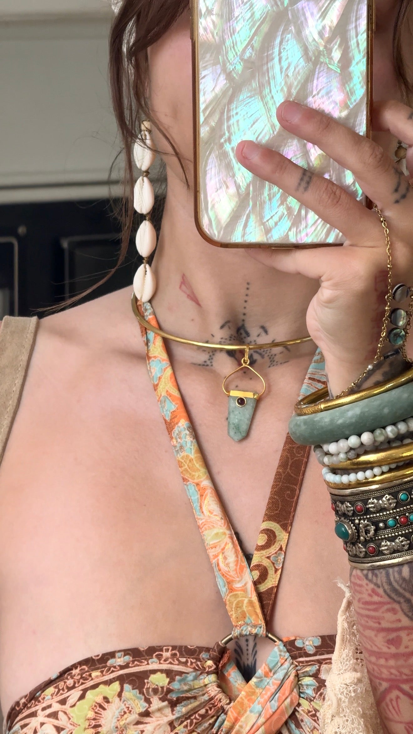 Sea Spell • Aventurine Pendant