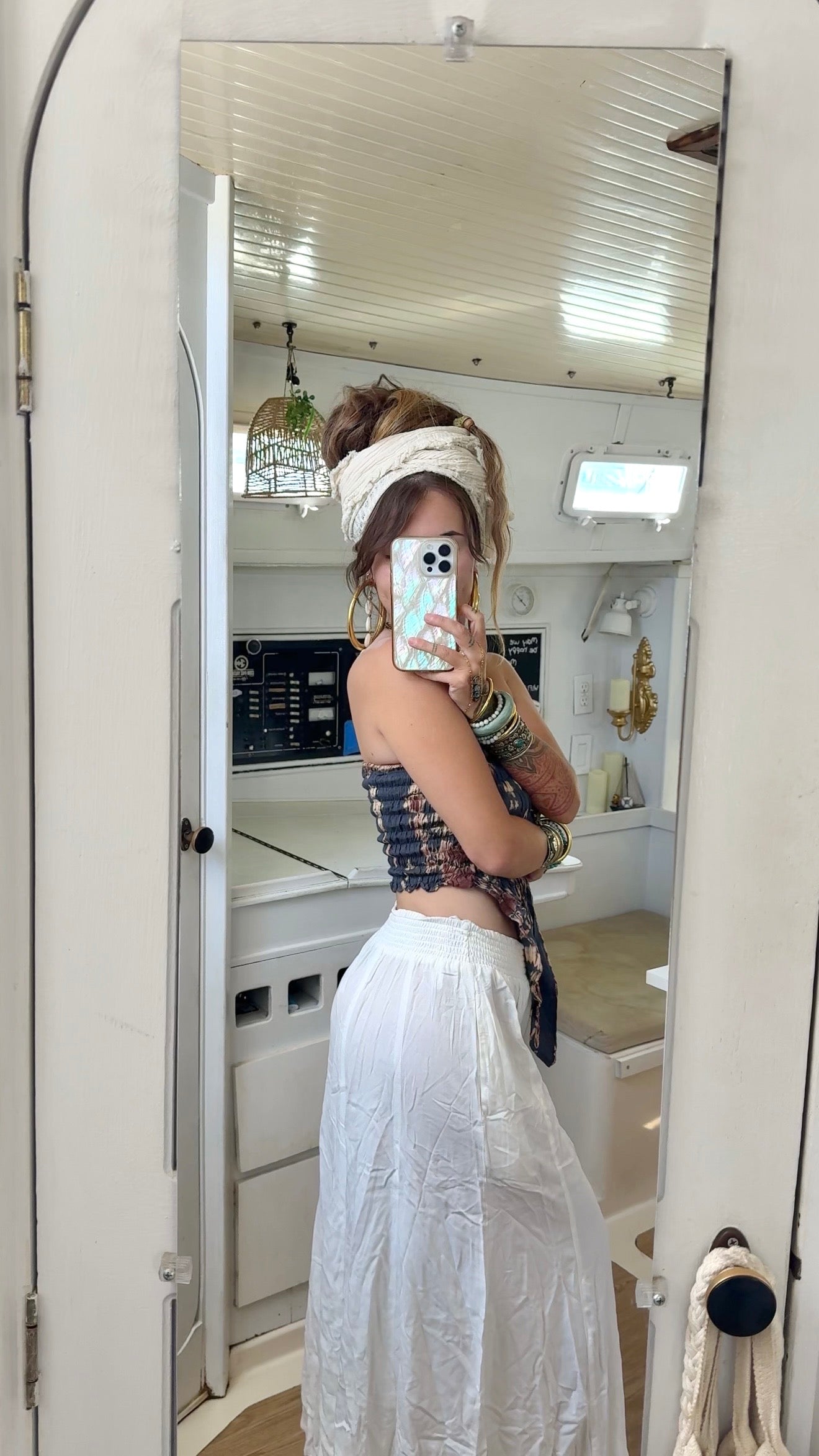 Oyster Pearl • Flowy Pants