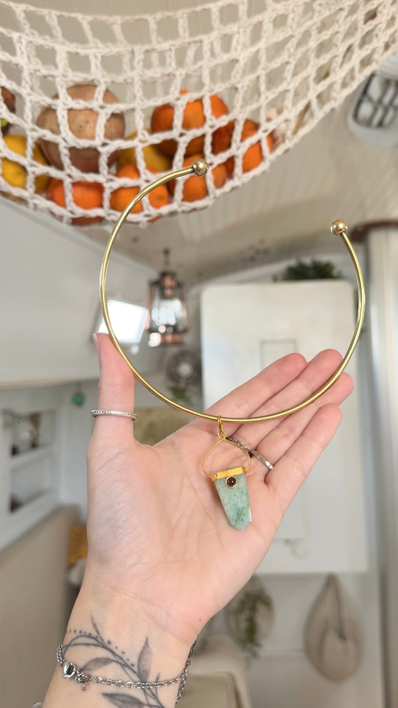 Effortless Neckpiece • Diy add a Pendant