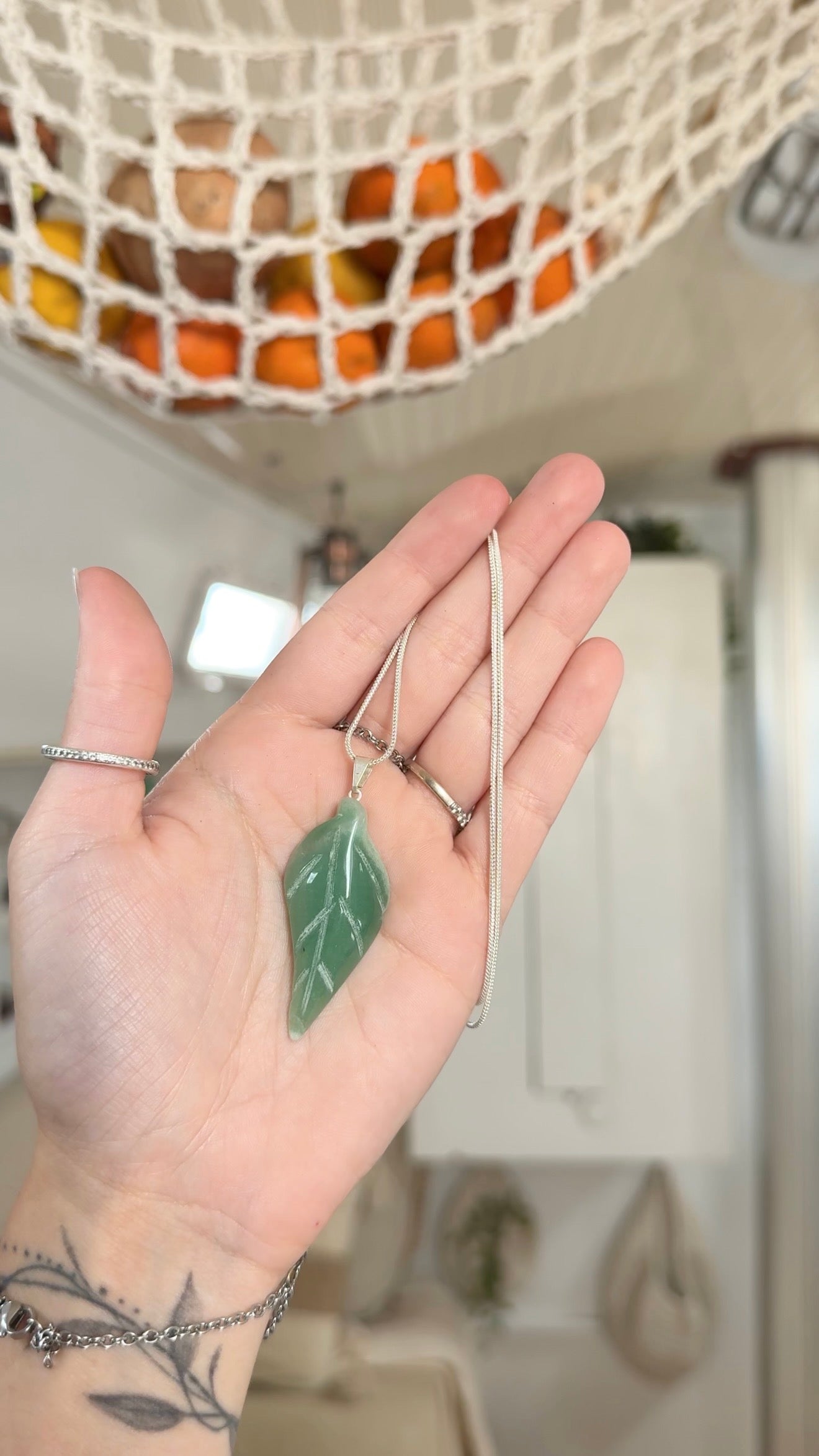Pothos • Aventurine Pendant