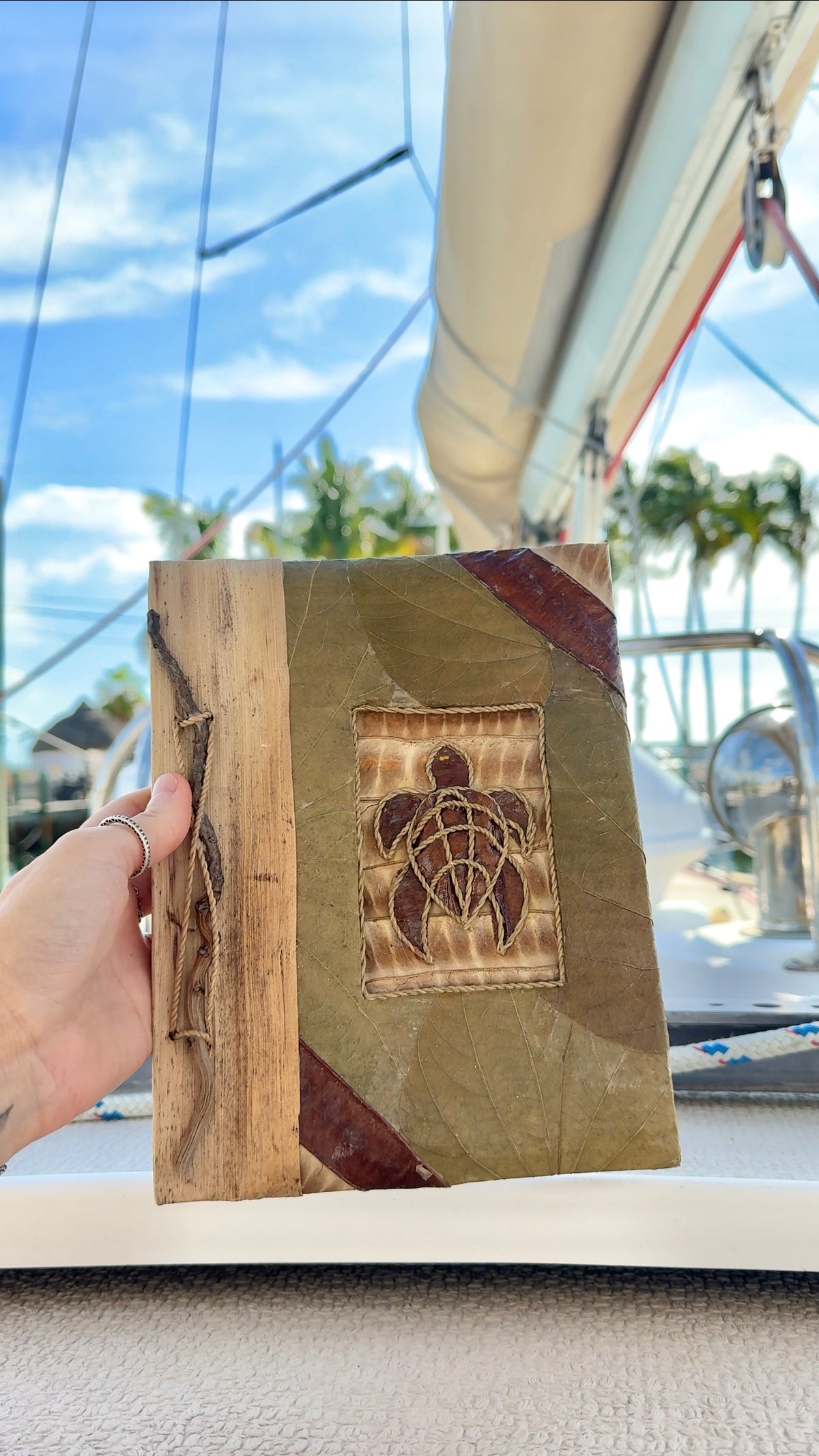 Turtle Journal • Banana Leaf Notebook