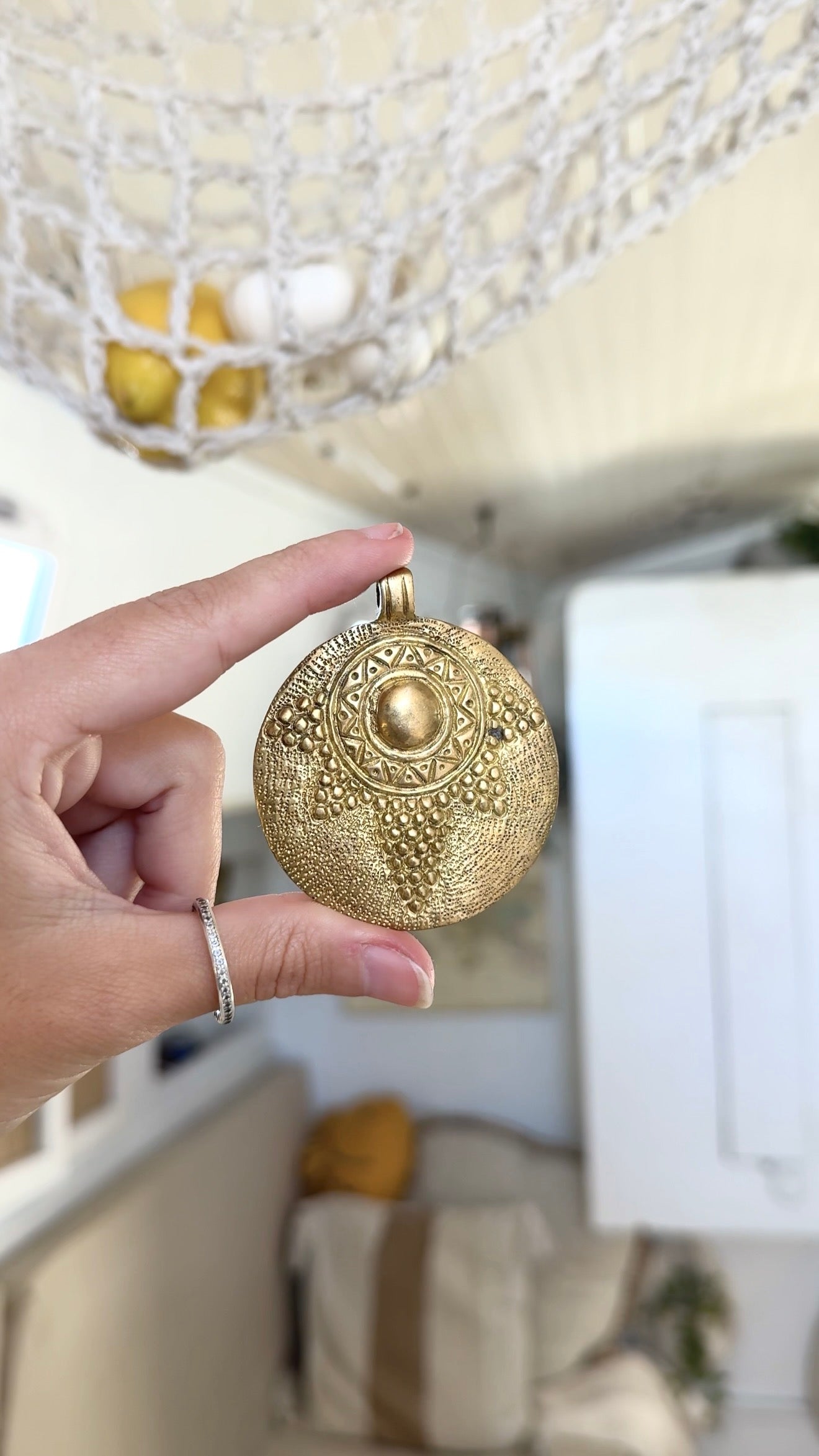 Seeded • Brass Medallion