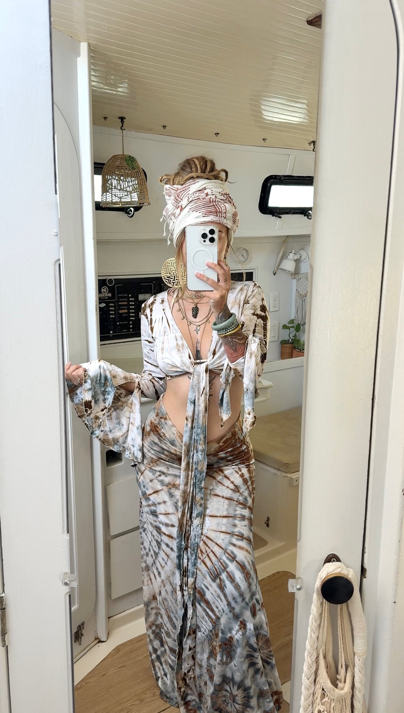 Marina • Tiedye Maxi Skirt