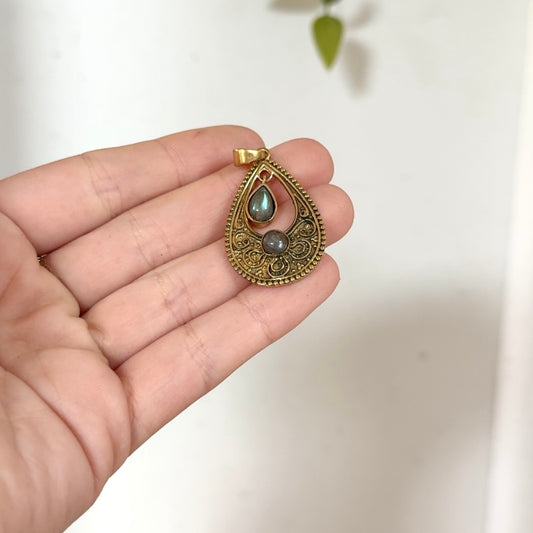 Tears • Brass Pendant