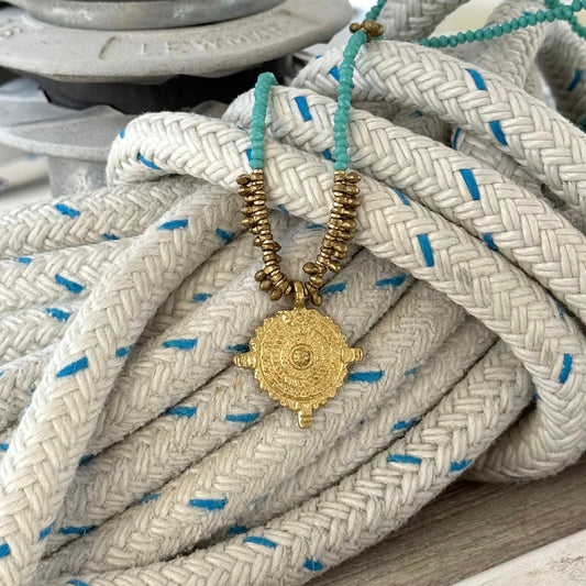 Moonrise • Brass Necklace