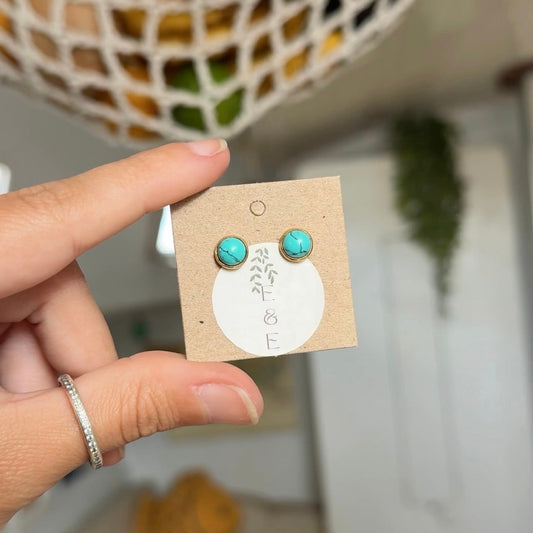 Current • Turquoise Studs